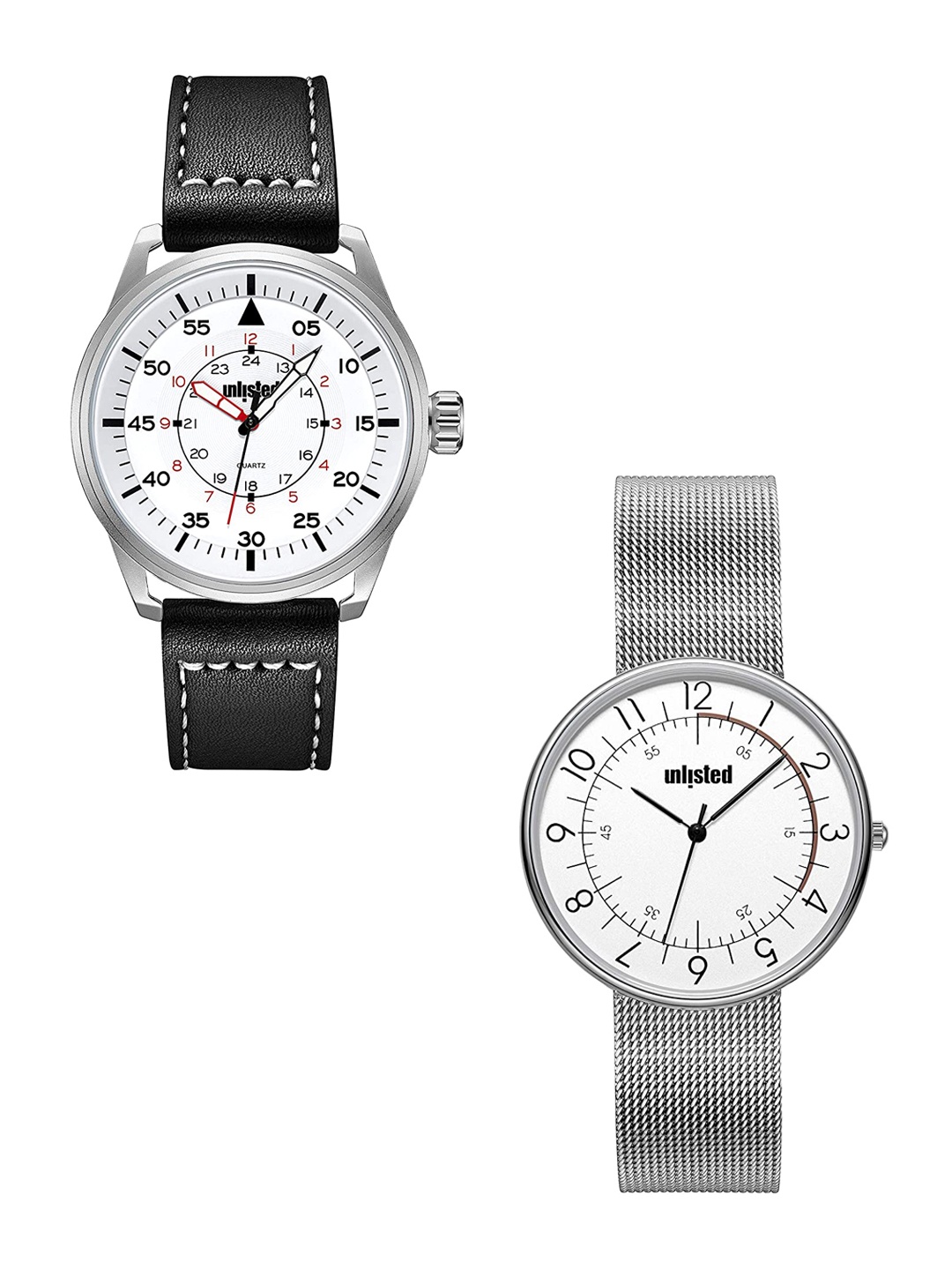 

UNLISTED A KENNETH COLE PRODUCTION Men Set Of 2 Analogue Watch UL51149004, Black