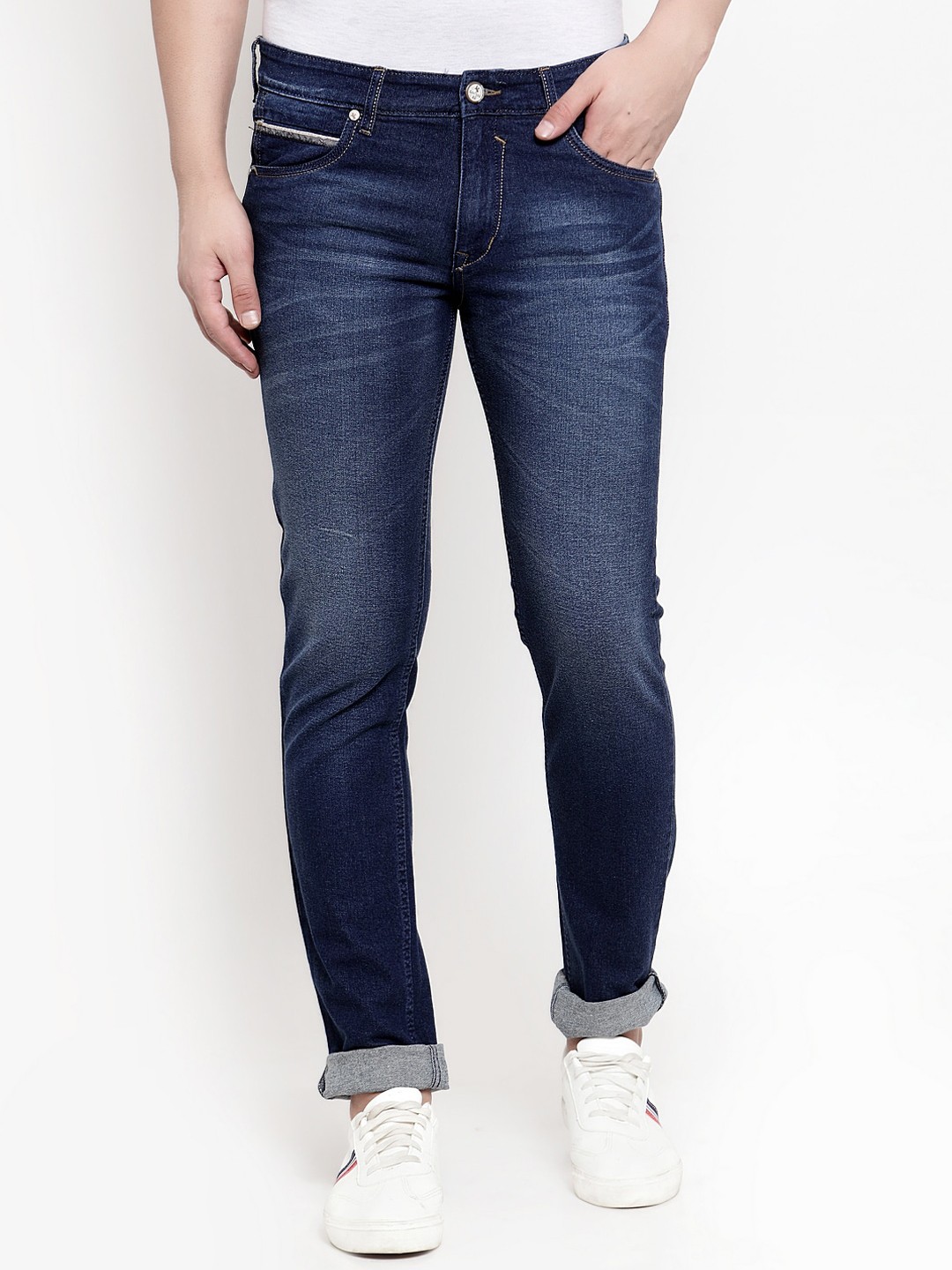 

Cantabil Men Blue Regular Fit Jeans