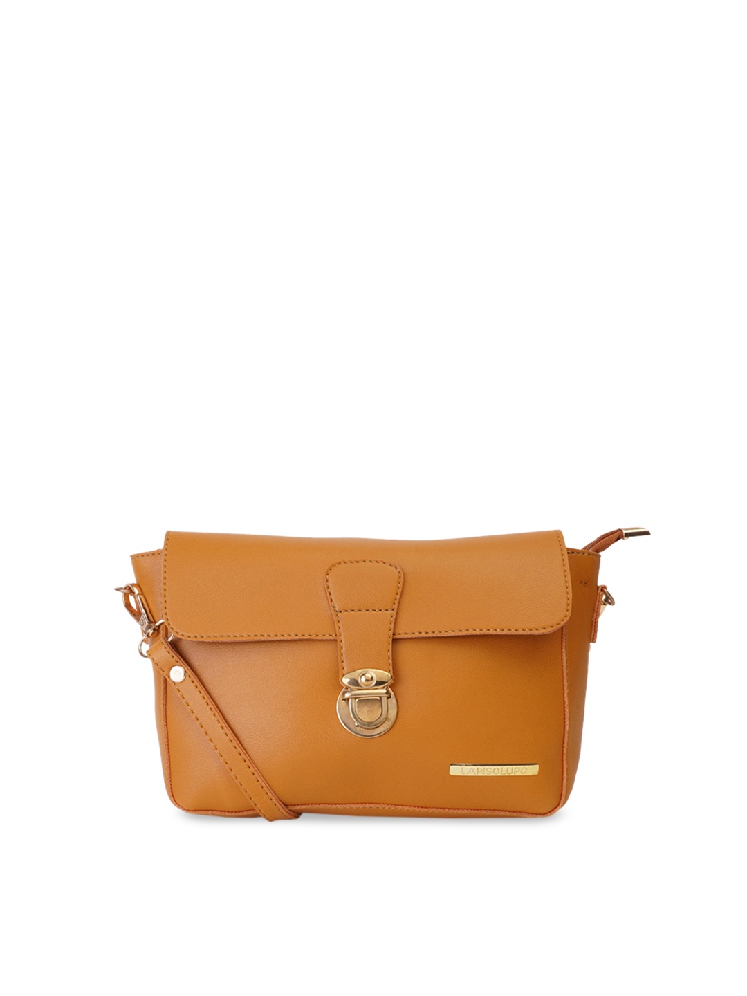 

Lapis O Lupo Mustard Solid Sling Bag
