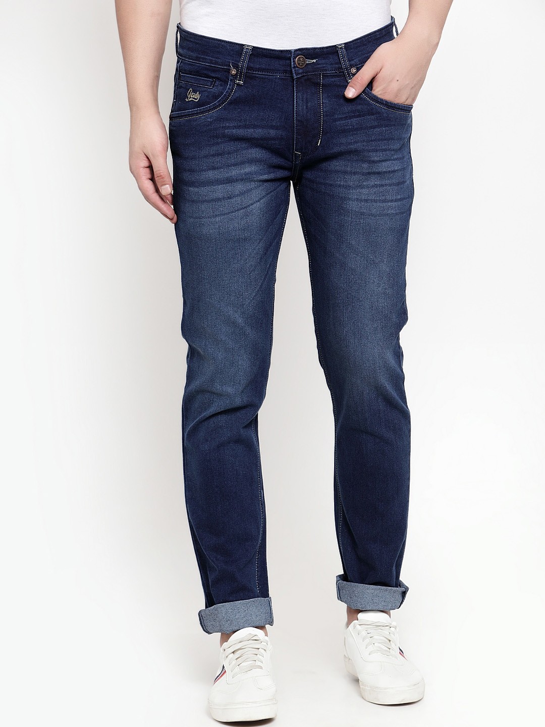 

Cantabil Men Blue Regular Fit Jeans