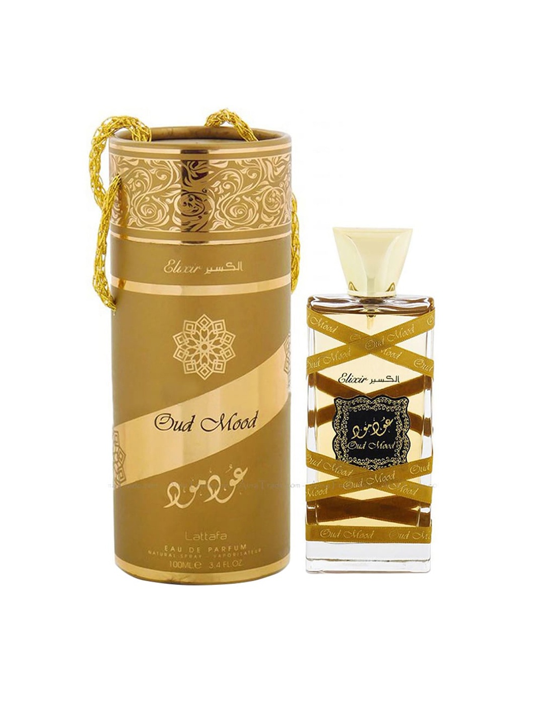 

Lattafa Unisex OUD MOOD ELIXIR Eau De Parfum 100ml, Brown