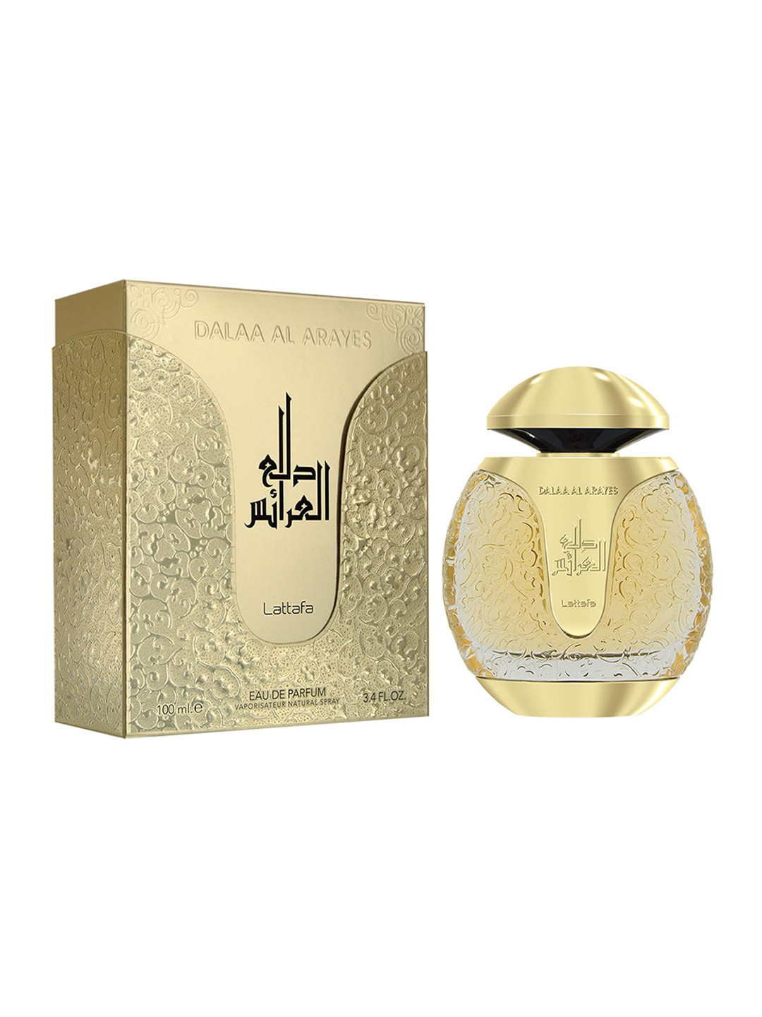 

Lattafa Unisex DA'LAA AL ARAYES GOLD Eau De Parfum 100ml