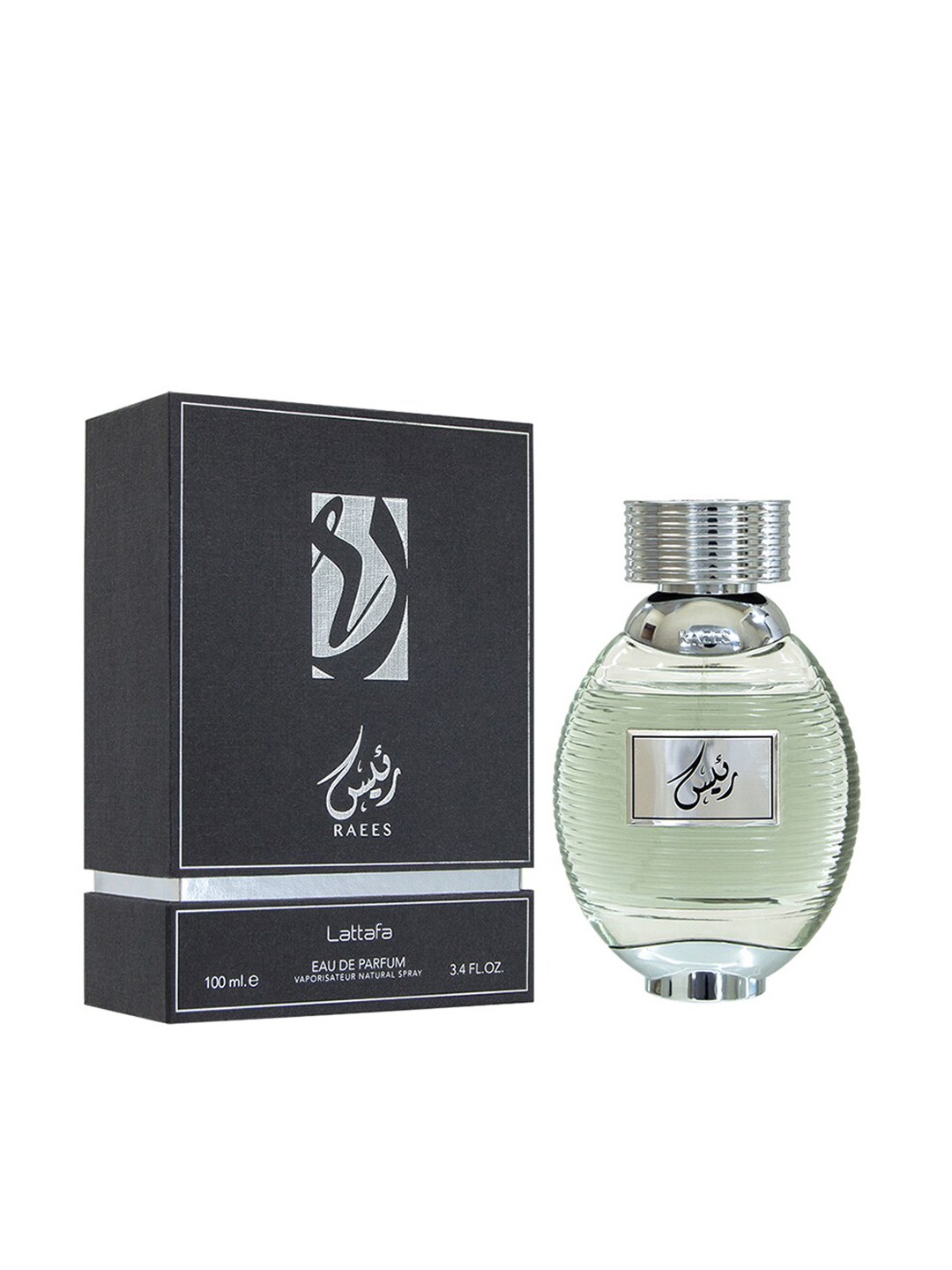 

Lattafa Unisex Raees Eau De Parfum 100ml, Black