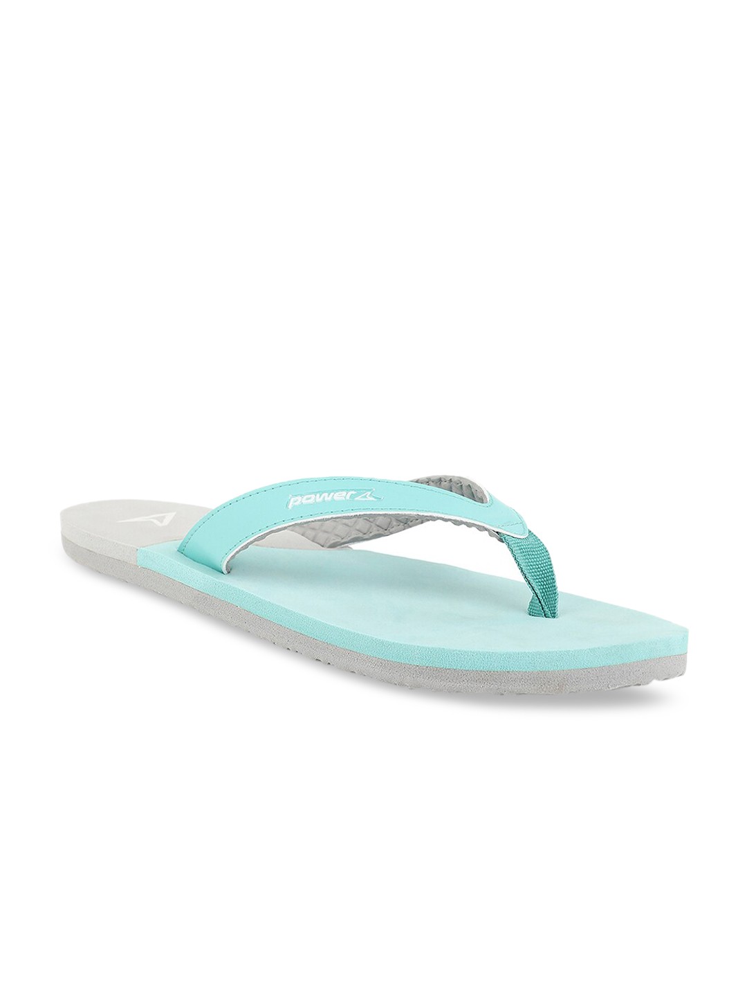 

Power Women Blue & Grey Colourblocked Thong Style Flip Flops