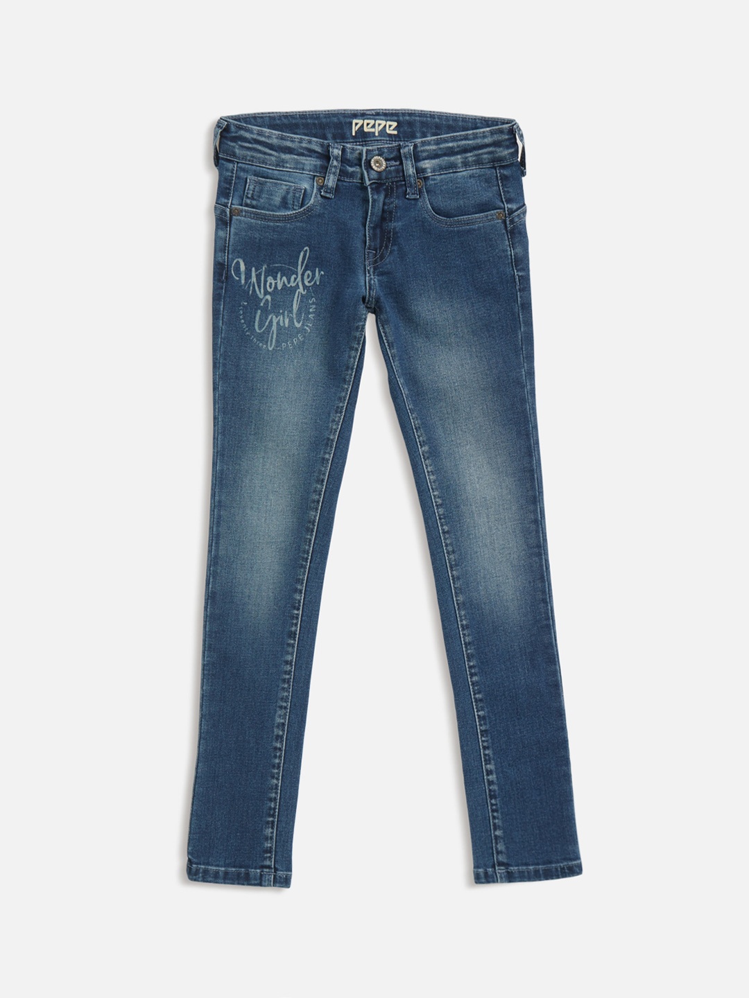 

Pepe Jeans Girls Blue Slim Fit Jeans