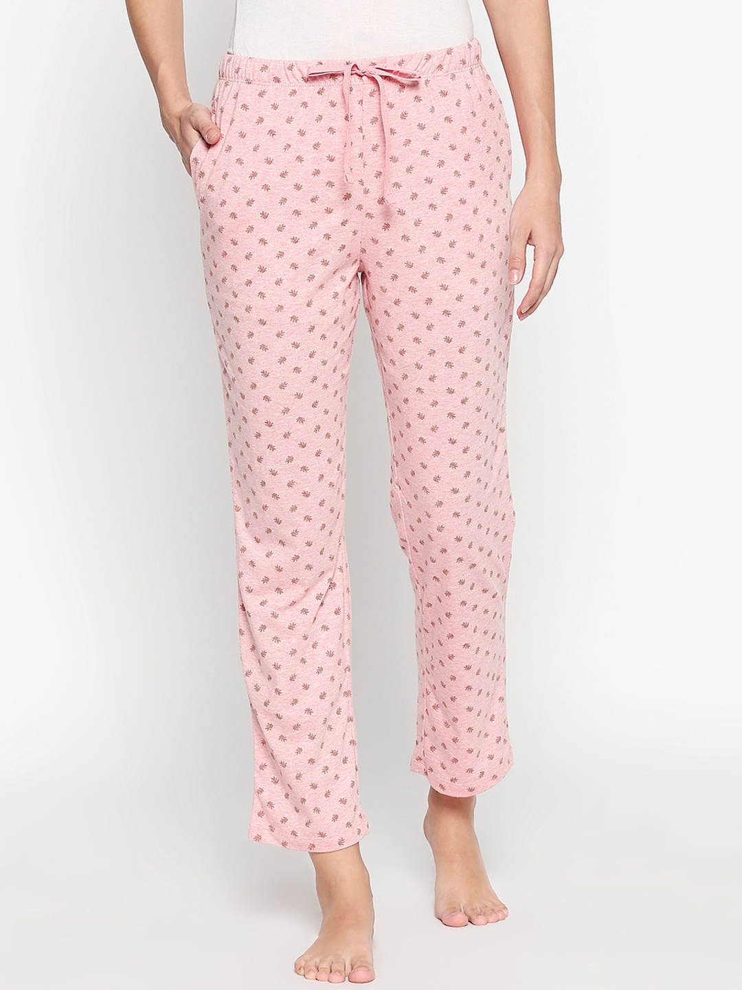 

Dreamz by Pantaloons Pink Printed Lounge Pants