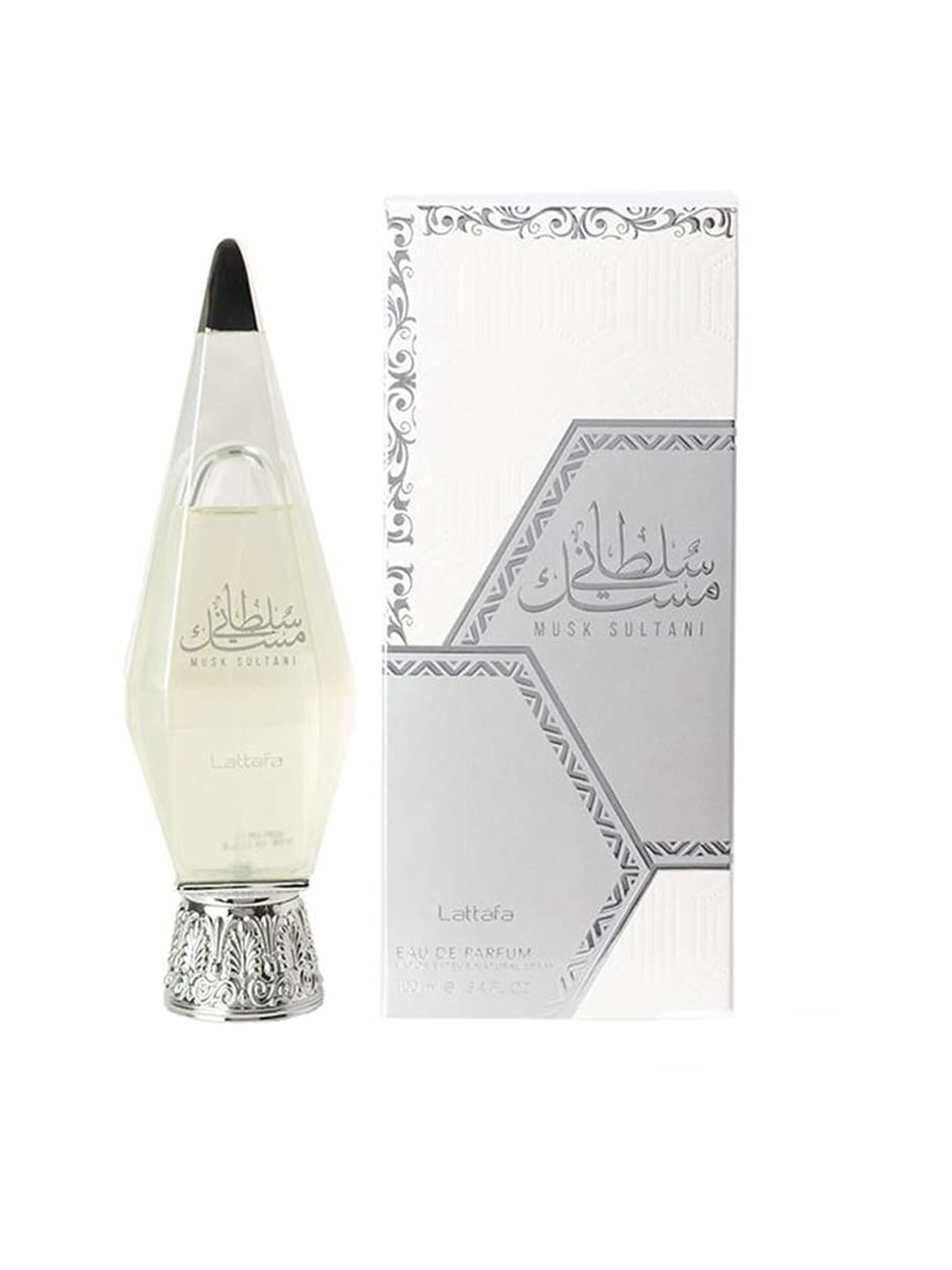 

Lattafa Unisex Musk Sultani Eau De Parfum 100ml, White