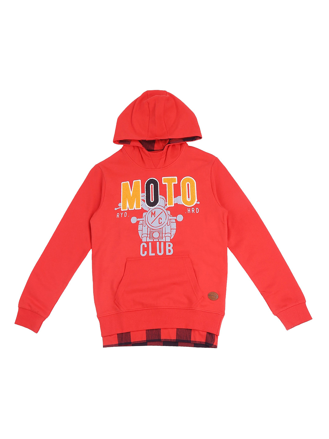 

Pantaloons Junior Boys Red Printed Sweatshirt