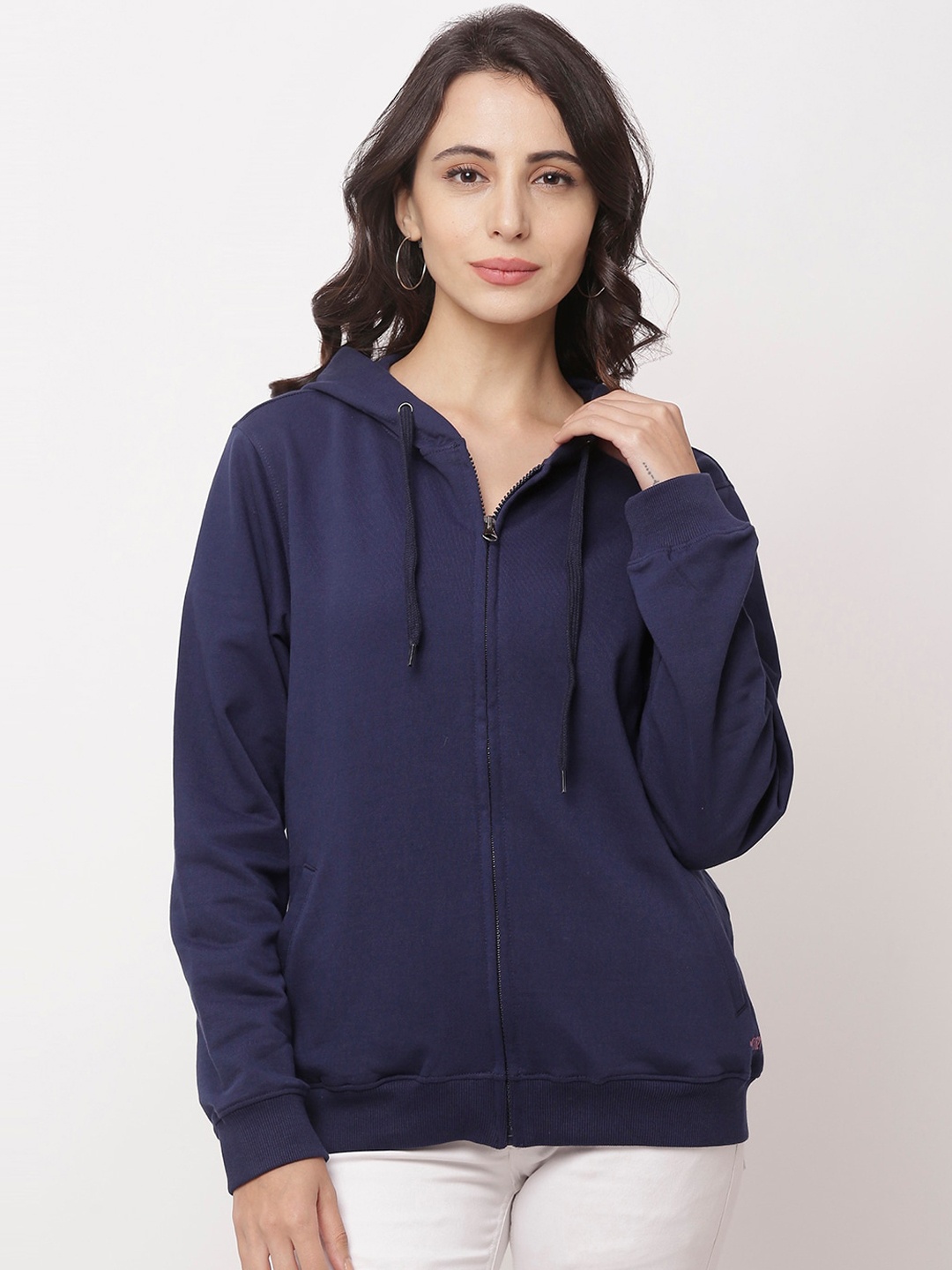 

Globus Women Navy Blue Solid Tailored Jacket