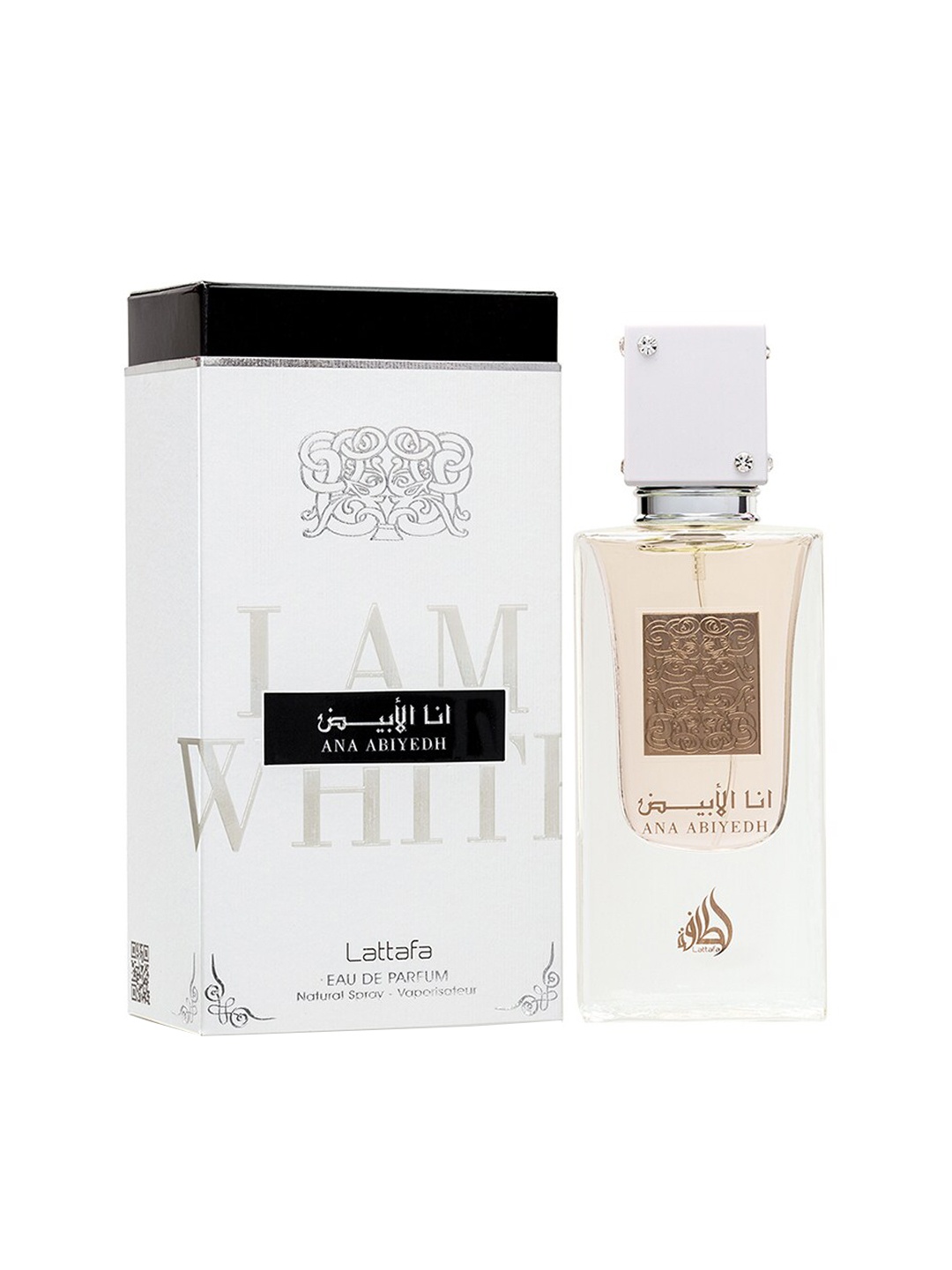 

Lattafa Unisex ANA ABIYEDH Eau De Parfum 100ml, White