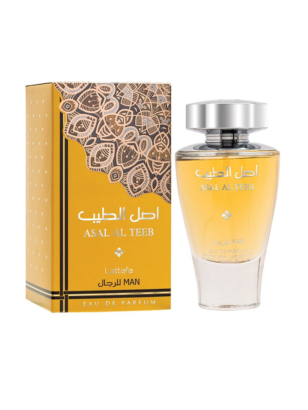 

Lattafa Men Asal Al Teeb Eau De Parfum 100ml, Yellow