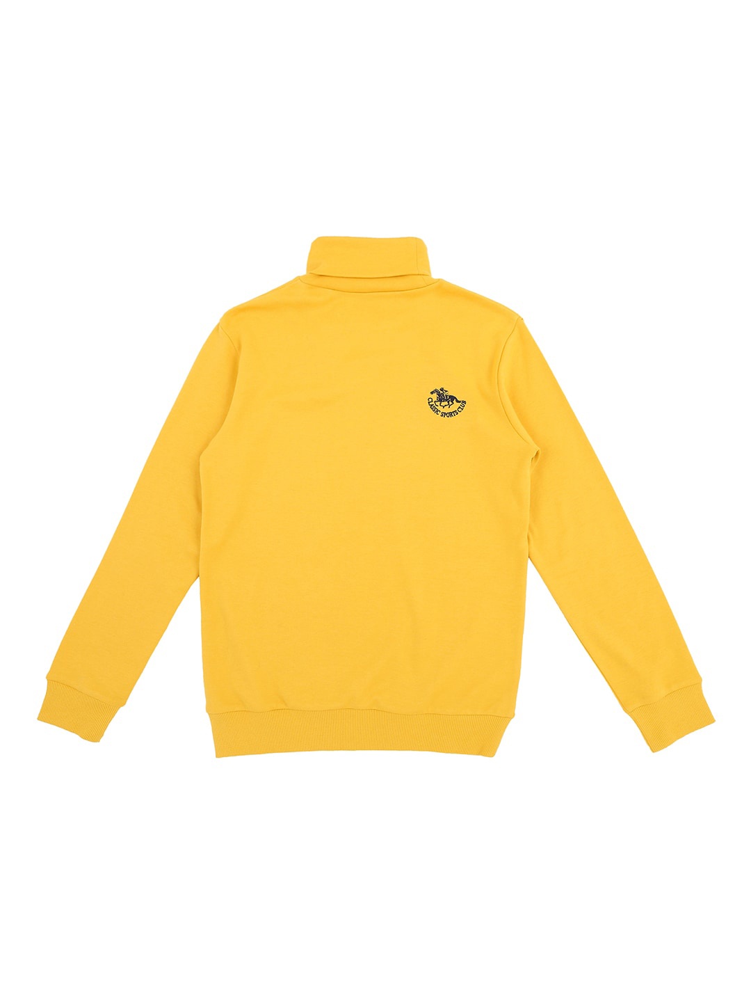 

Pantaloons Junior Boys Mustard Yellow Solid Sweatshirt