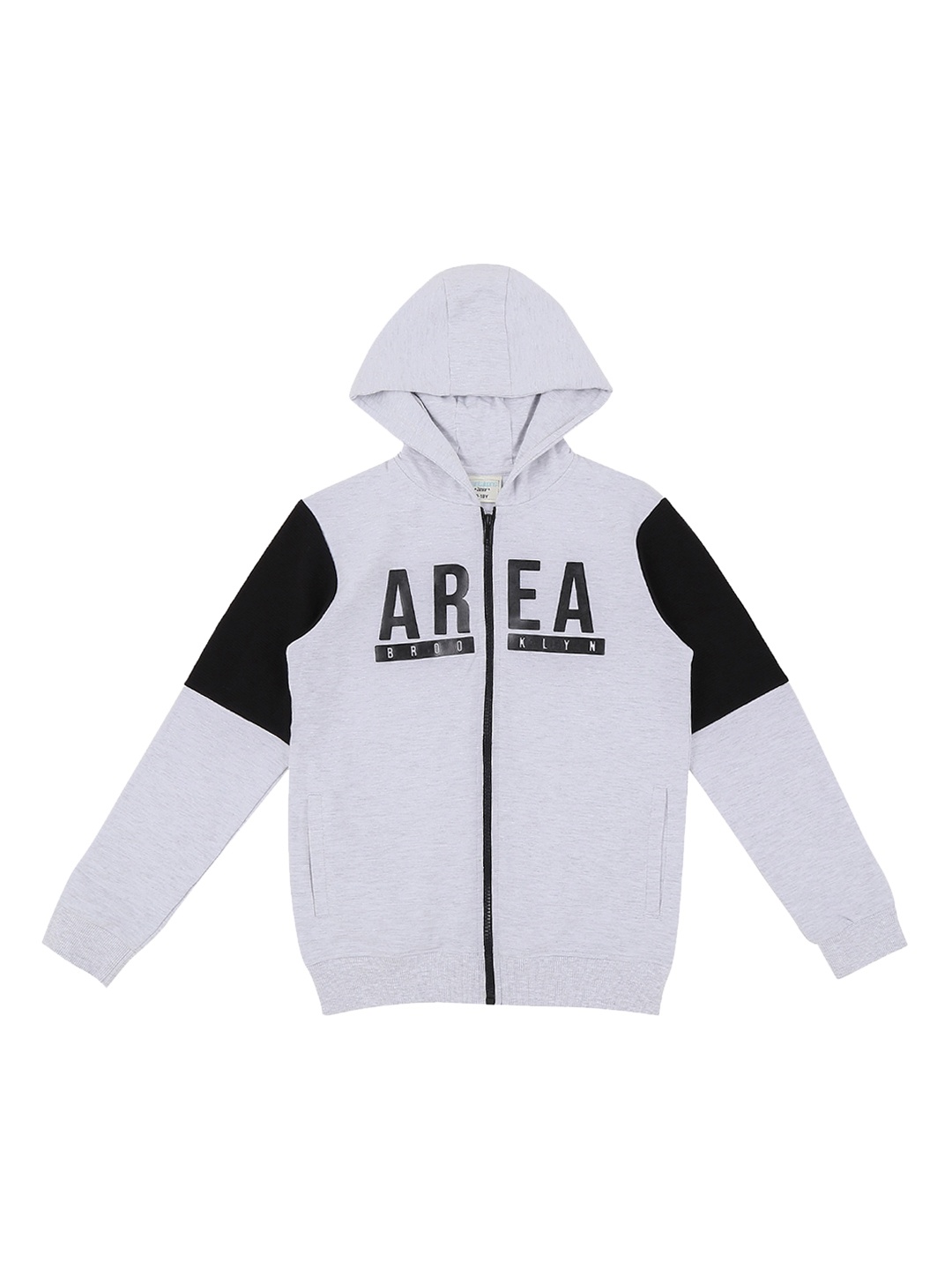 Pantaloons Junior Boys Grey Printed Sweatshirt