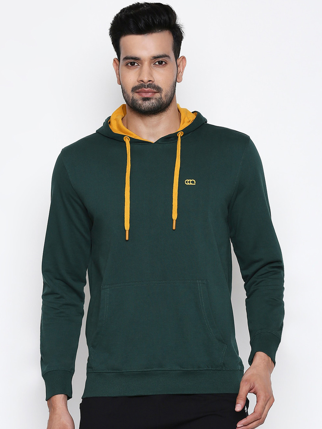 

Ajile by Pantaloons Men Green Solid Sweatshirt