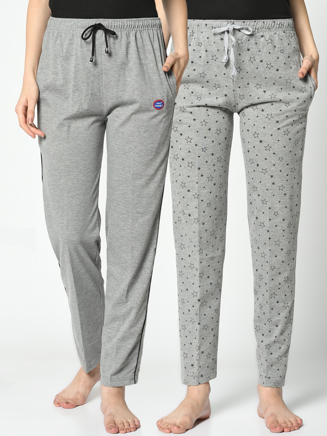 

MACK JONNEY Women Pack Of 2 Track Pant, Grey