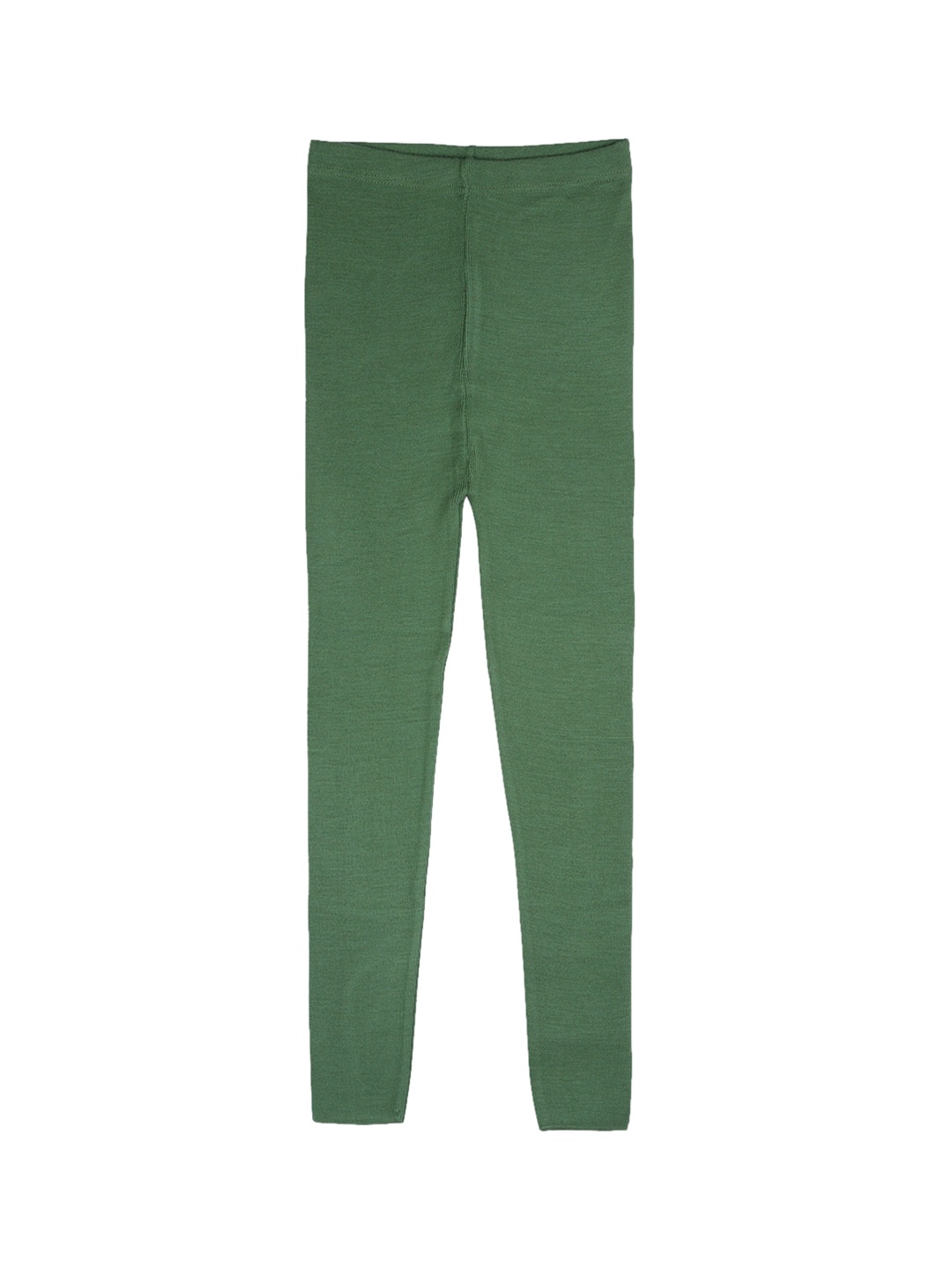 RVK Girls Green Solid Ankle-Length Leggings
