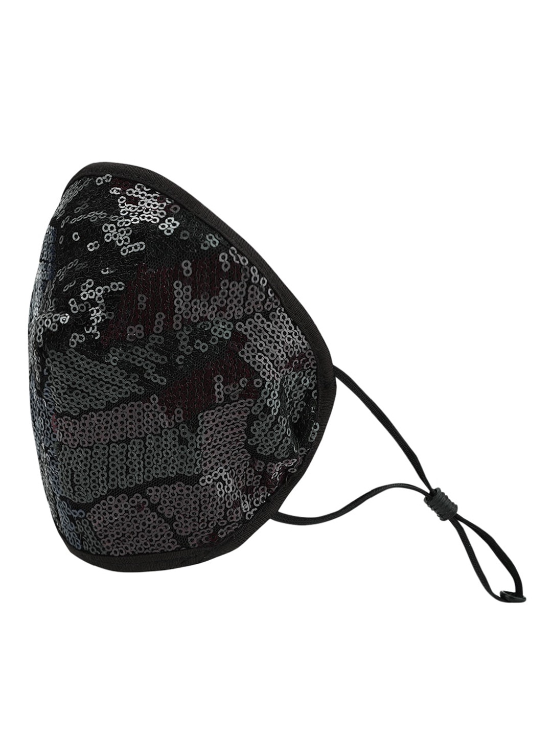 

Kazo Women Black Sequinned Reusable 2-Ply Protective Outdoor Mask