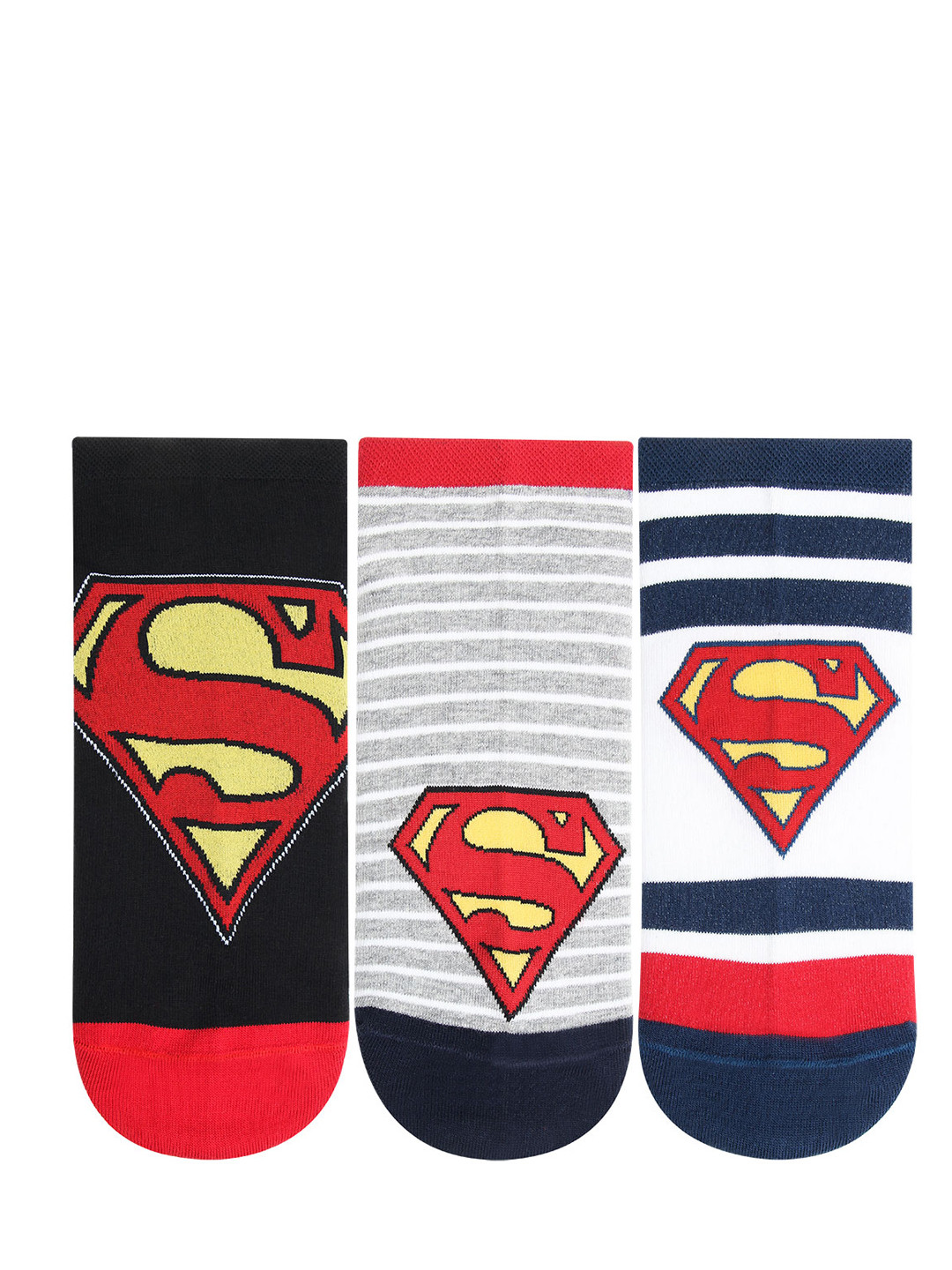 

Bonjour Men Pack Of 3 Assorted Ankle-Length Socks