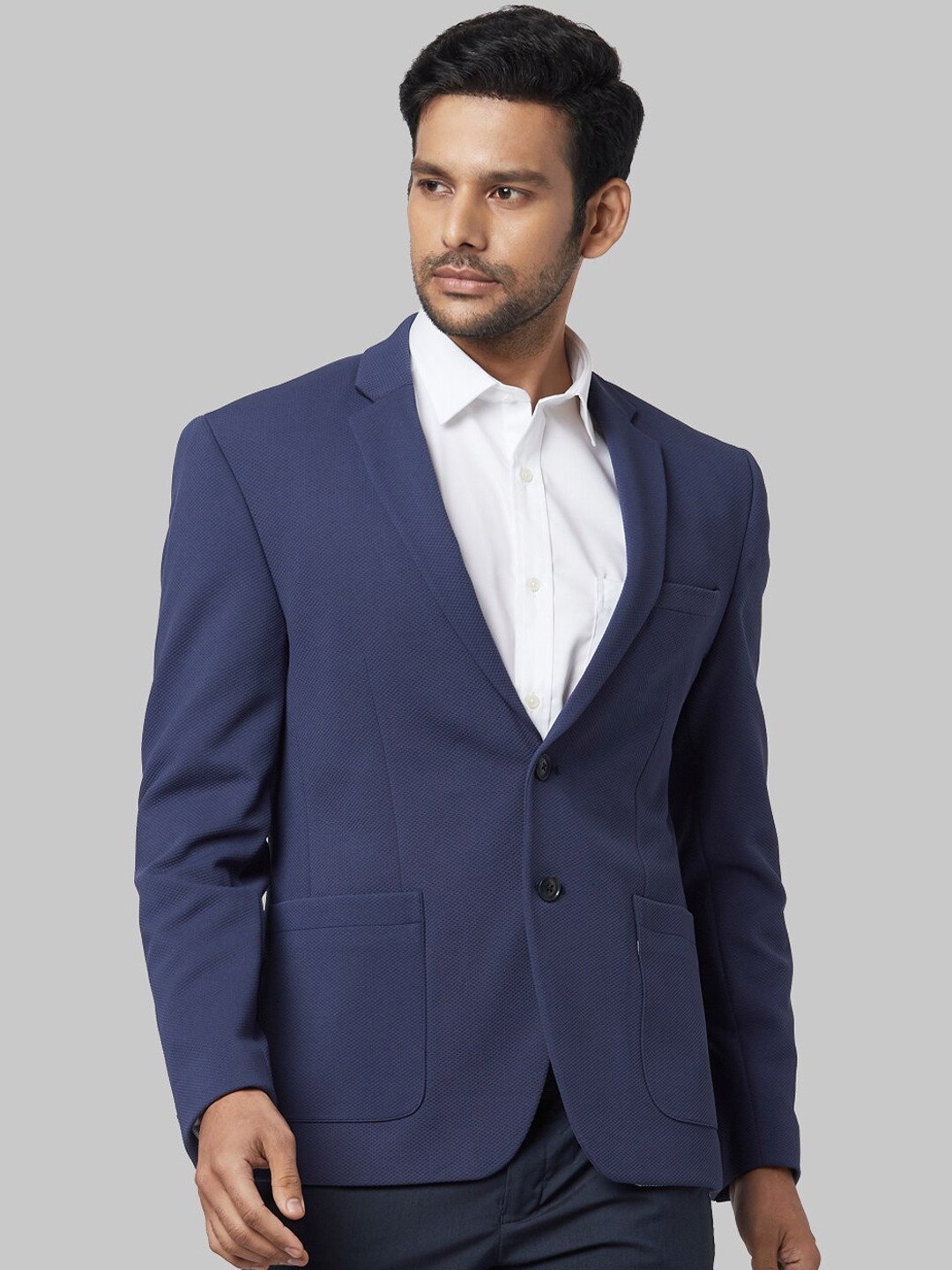 

Park Avenue Blue Single-Breasted Blazer