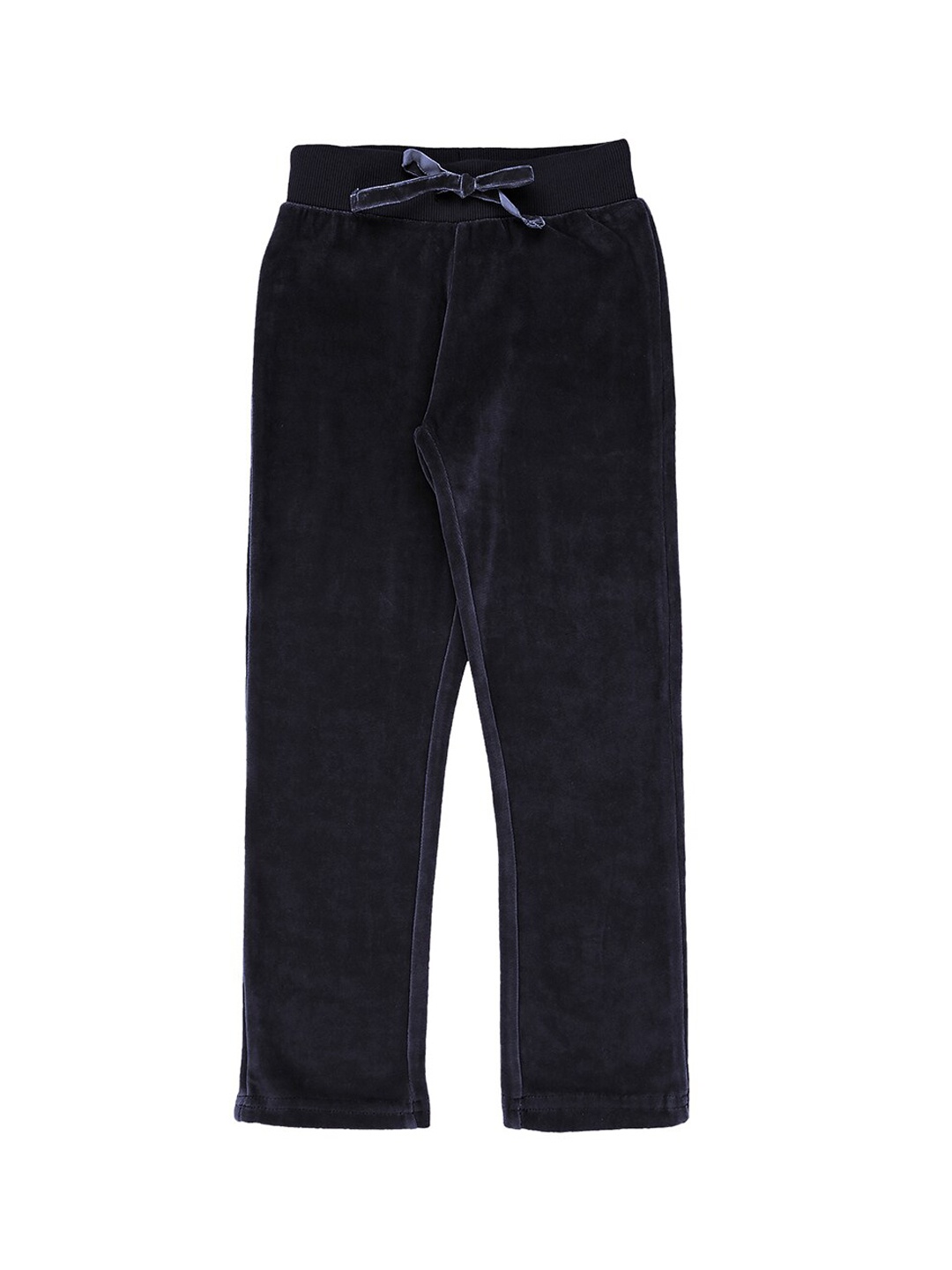 

Pantaloons Junior Girls Navy Blue Solid Track Pants