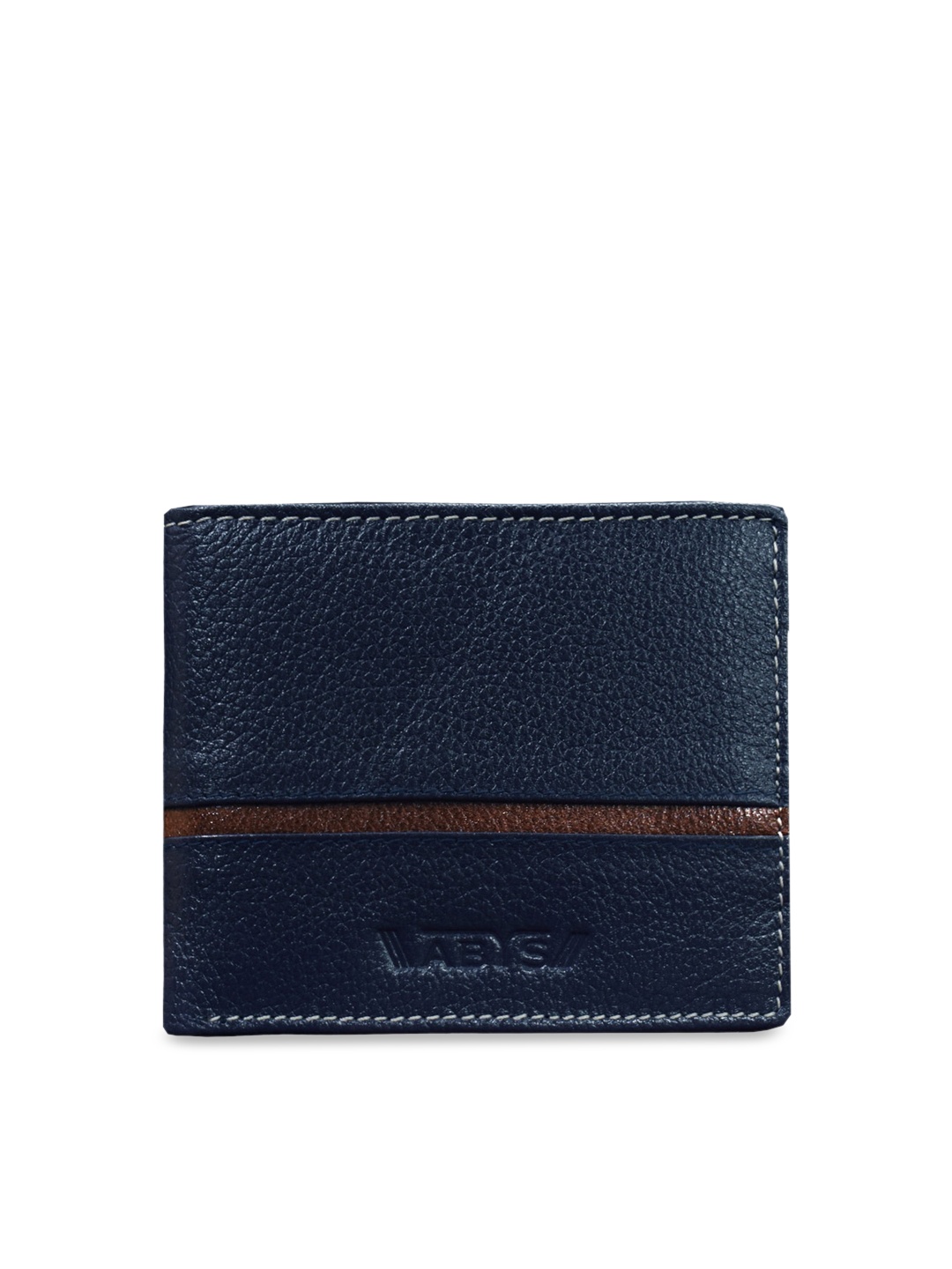 

ABYS Unisex Blue & Tan Brown Genuine Leather Accessory Gift Set