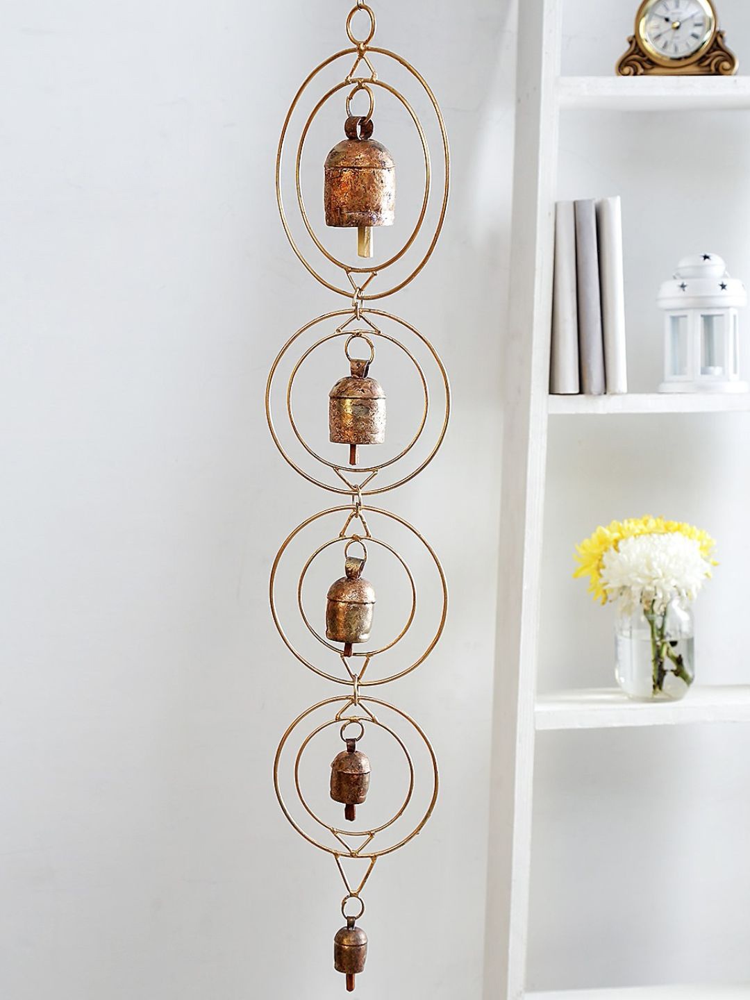 

Unravel India Gold-toned & Copper Toned Bells Windchime