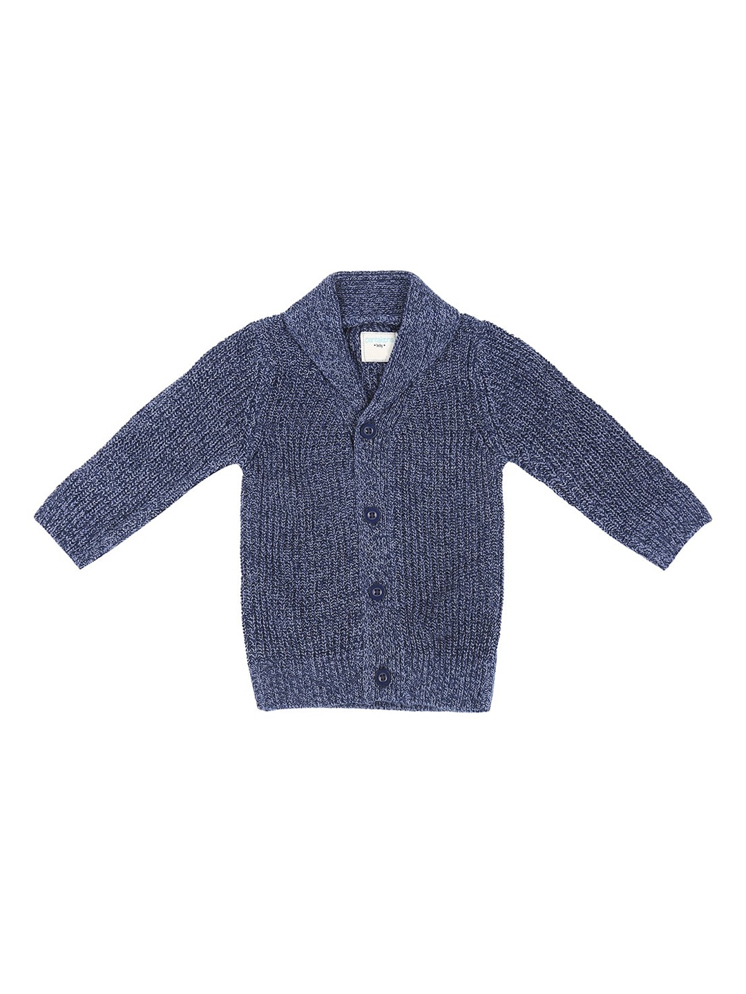 

Pantaloons Baby Boys Navy Blue Solid Cardigan