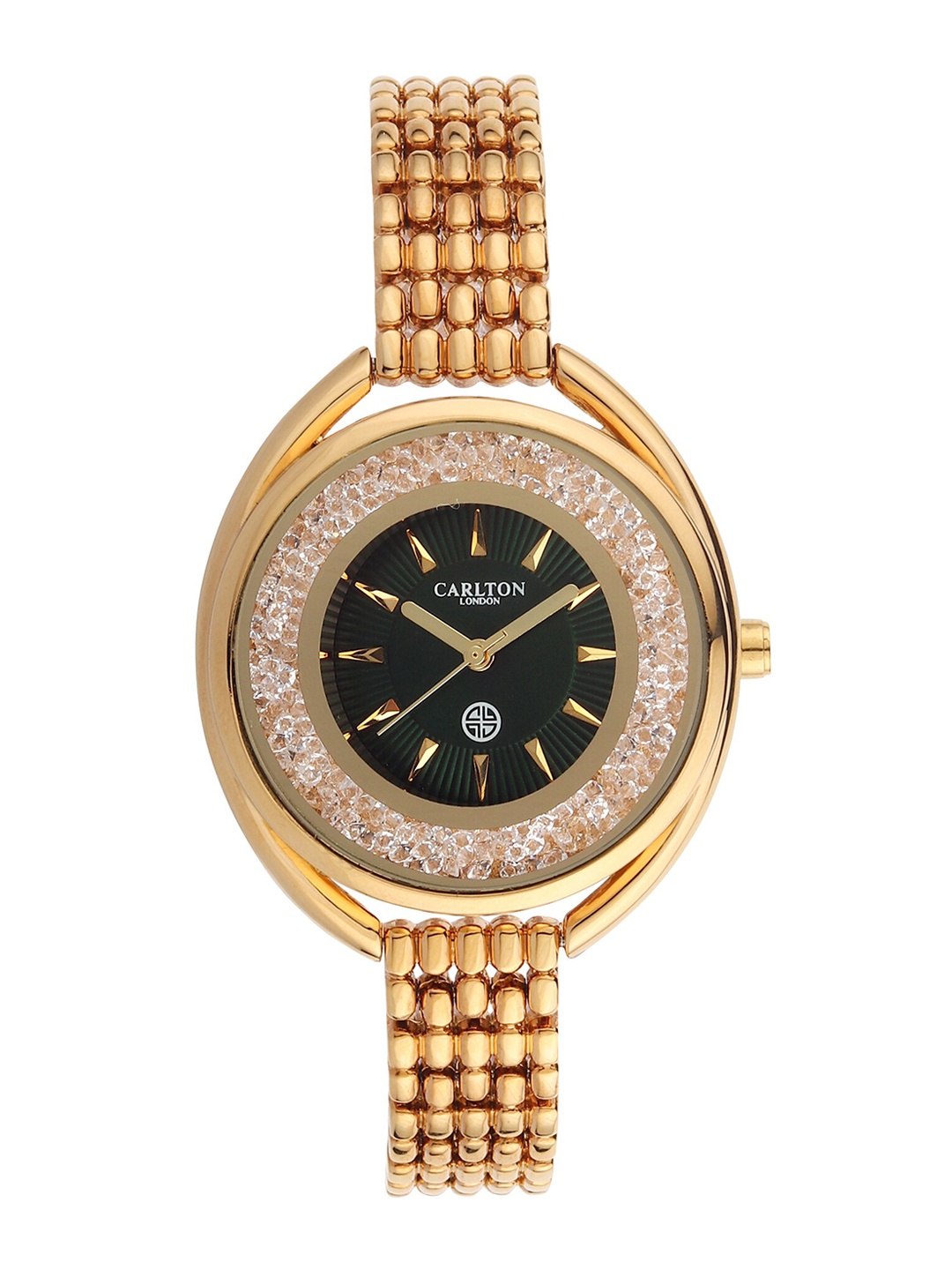 

Carlton London Women Green Analogue Watch CL029GGRG