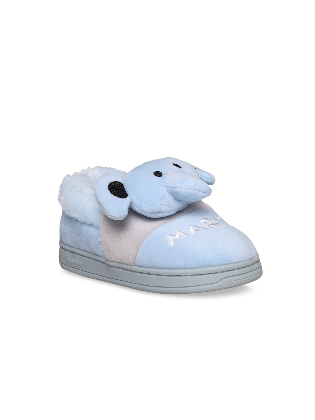 

Yellow Bee Kids Blue & Grey Colourblocked Slip-On Sneakers