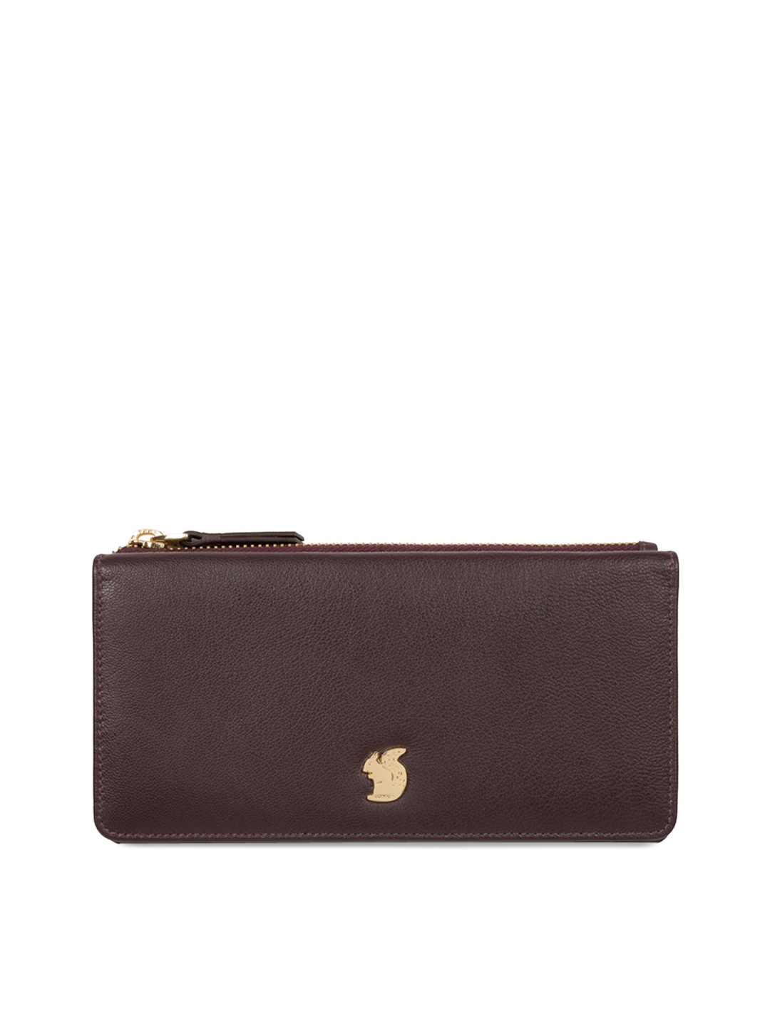 

PURE LUXURIES LONDON Burgundy Solid Clutch