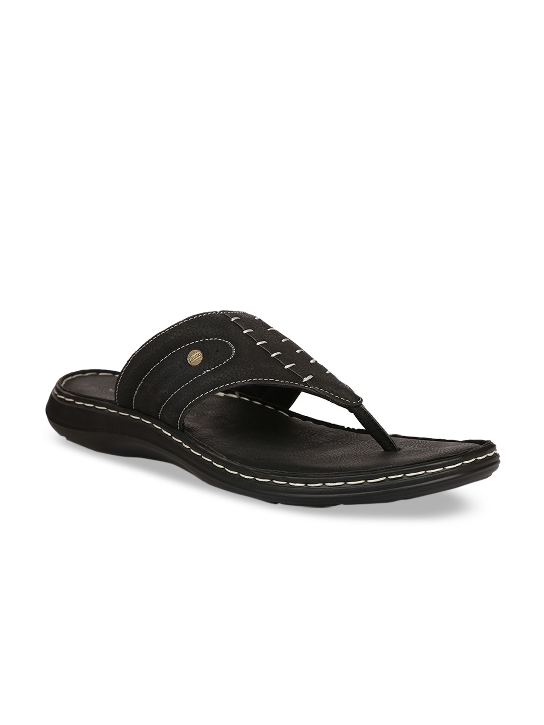 

Bata Men Black Sandals