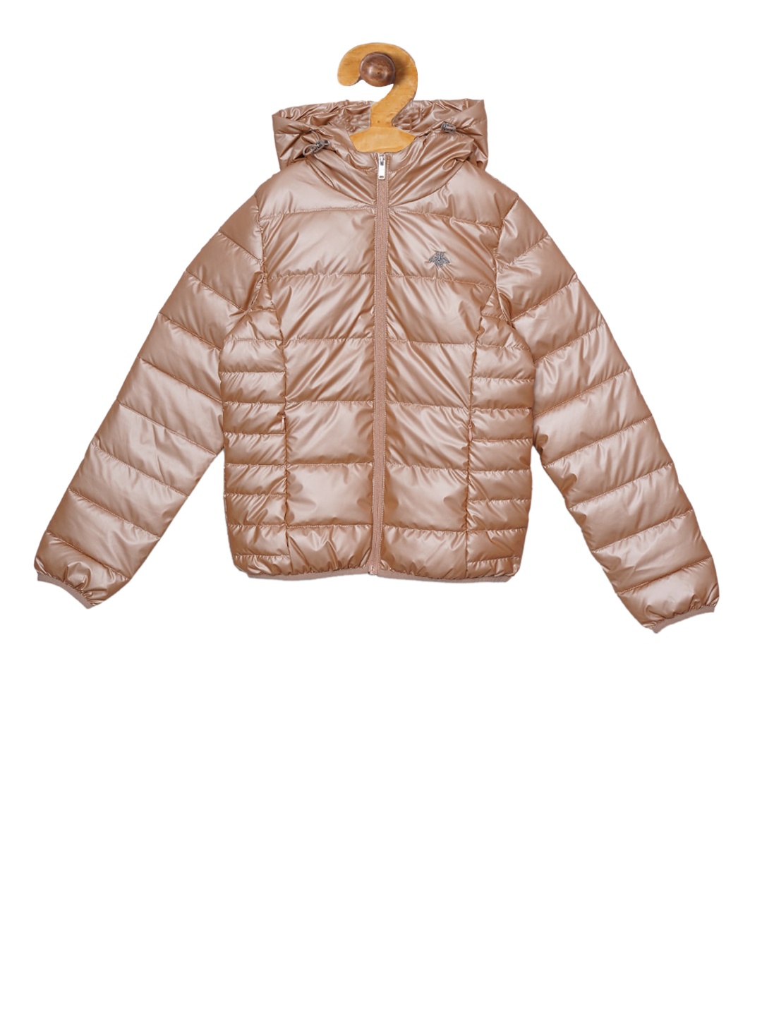 

Mode by Red Tape Girls Beige Solid Puffer Jacket
