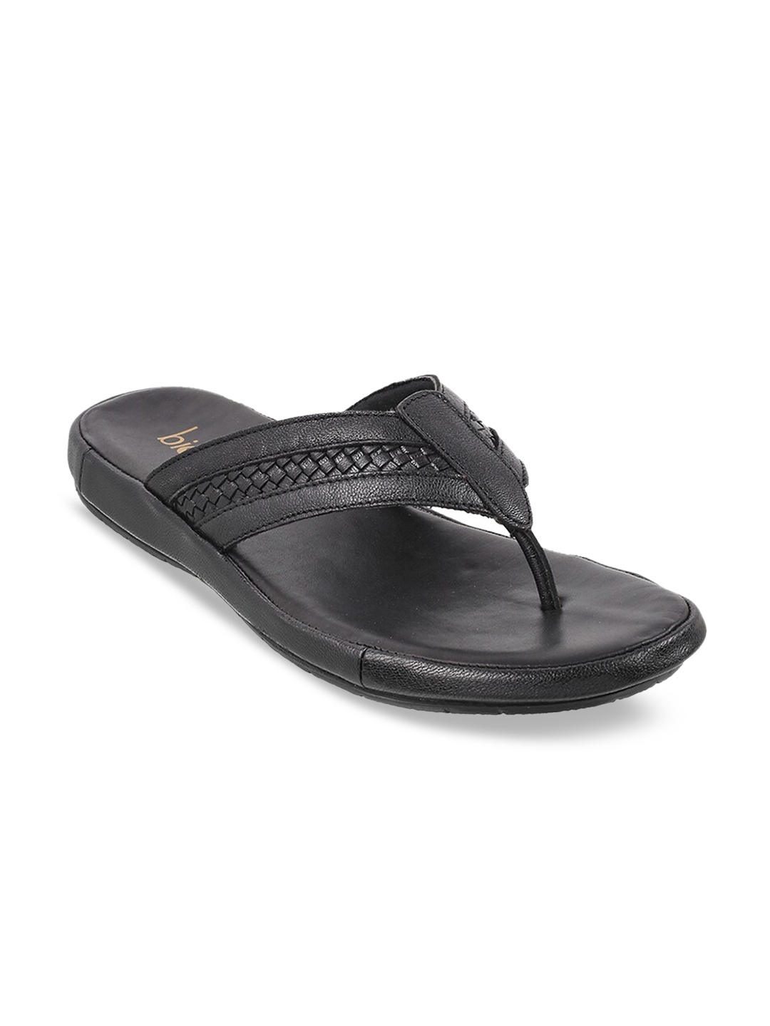 

Metro Men Black Comfort Sandals