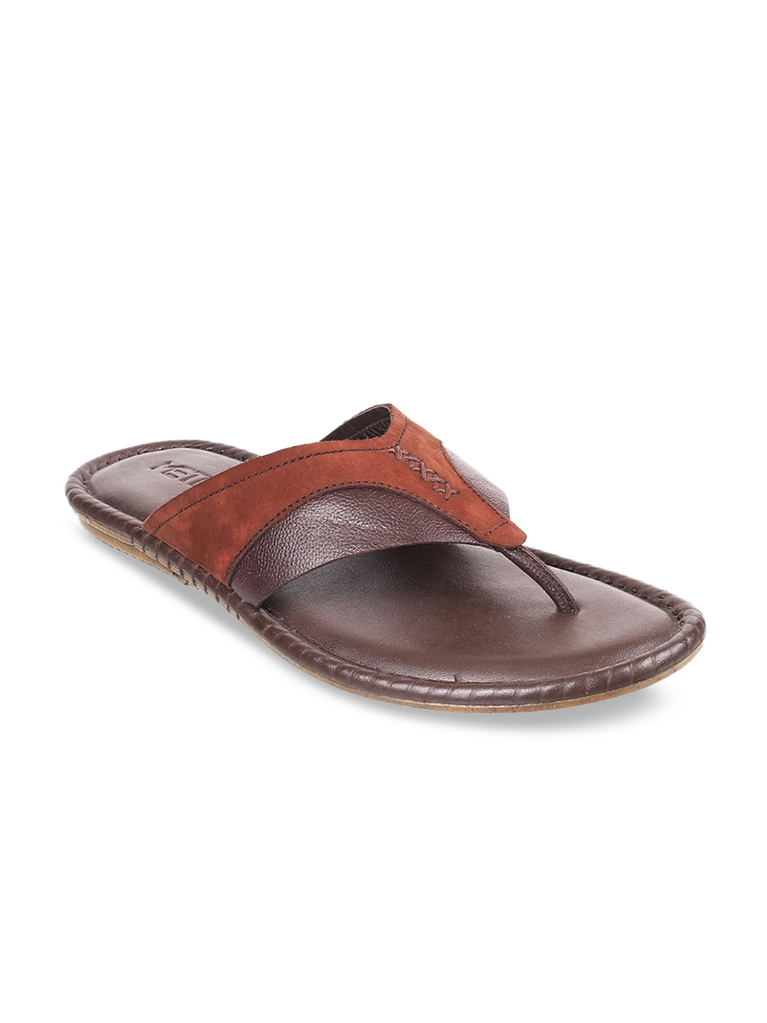 

Metro Men Brown Comfort Sandals
