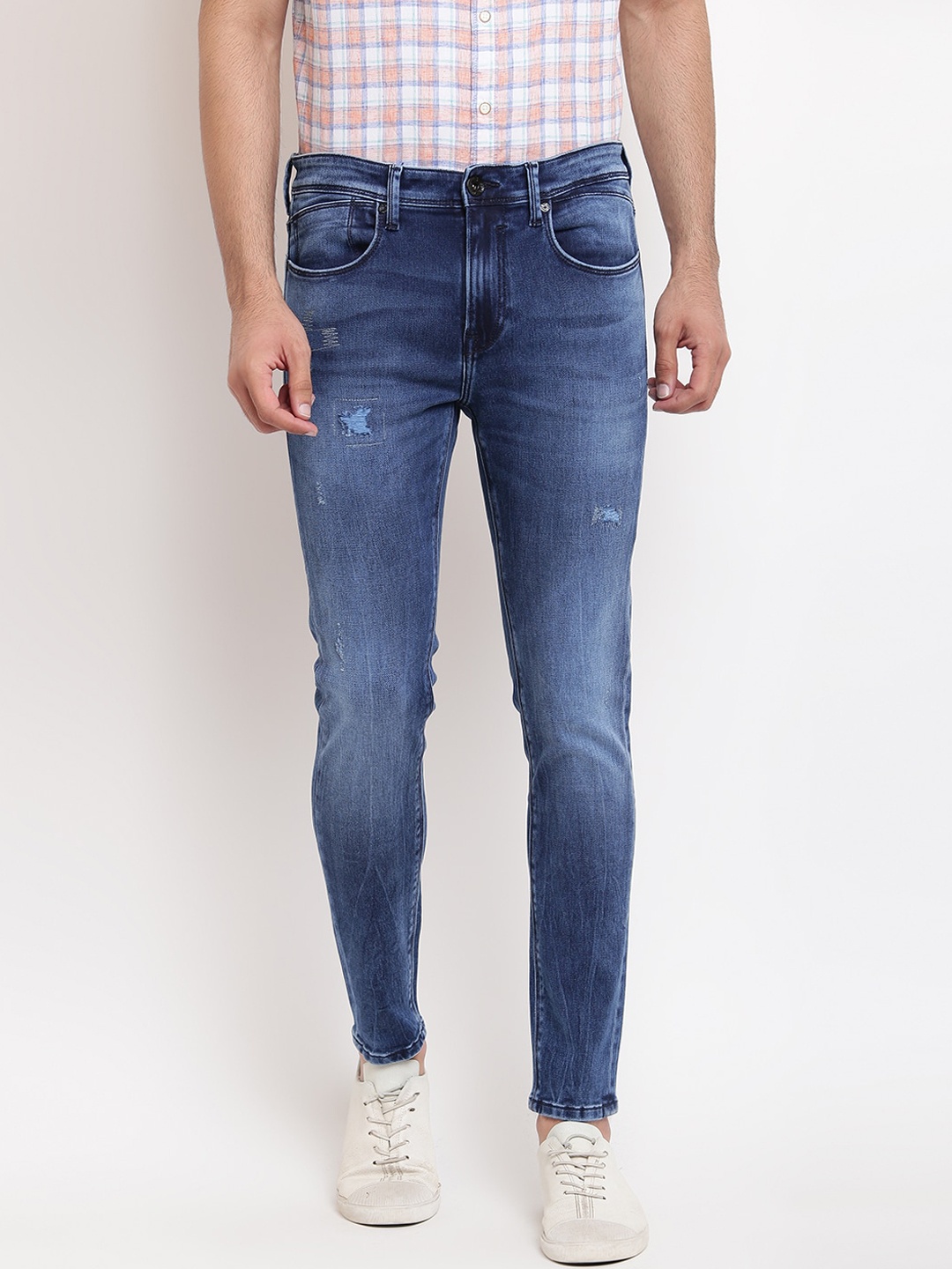 

Pepe Jeans Men Blue Tapered Fit Jeans