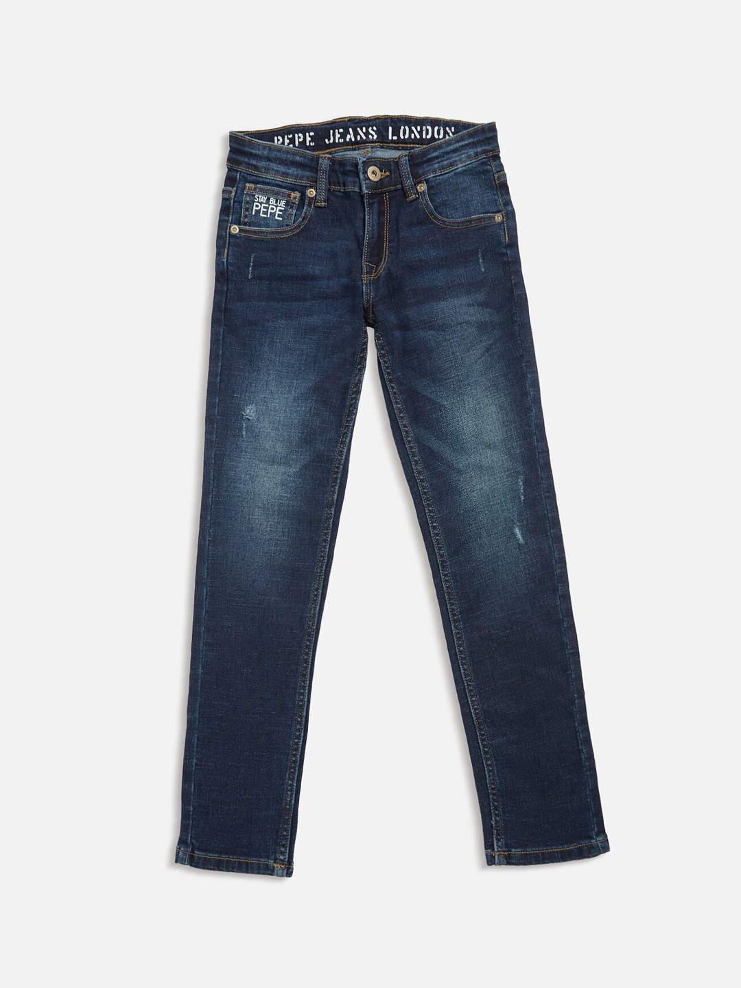 

Pepe Jeans Boys Navy Blue Regular Fit Jeans
