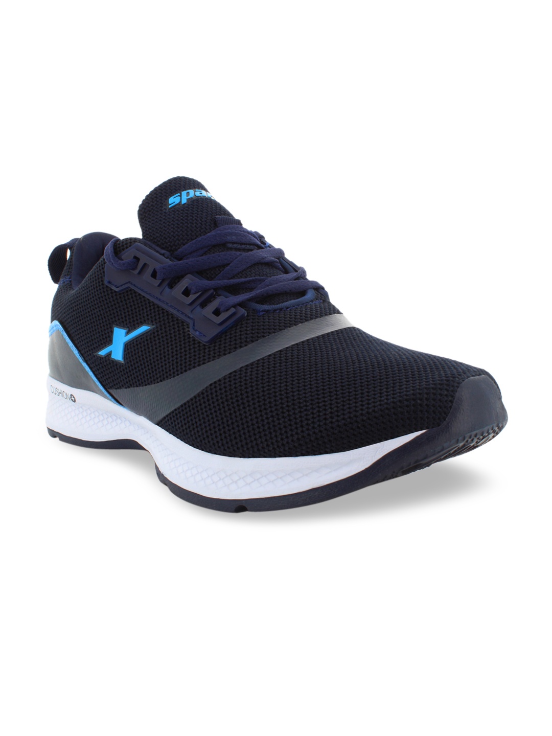 

Sparx Men Navy Blue & White Solid Running Shoes