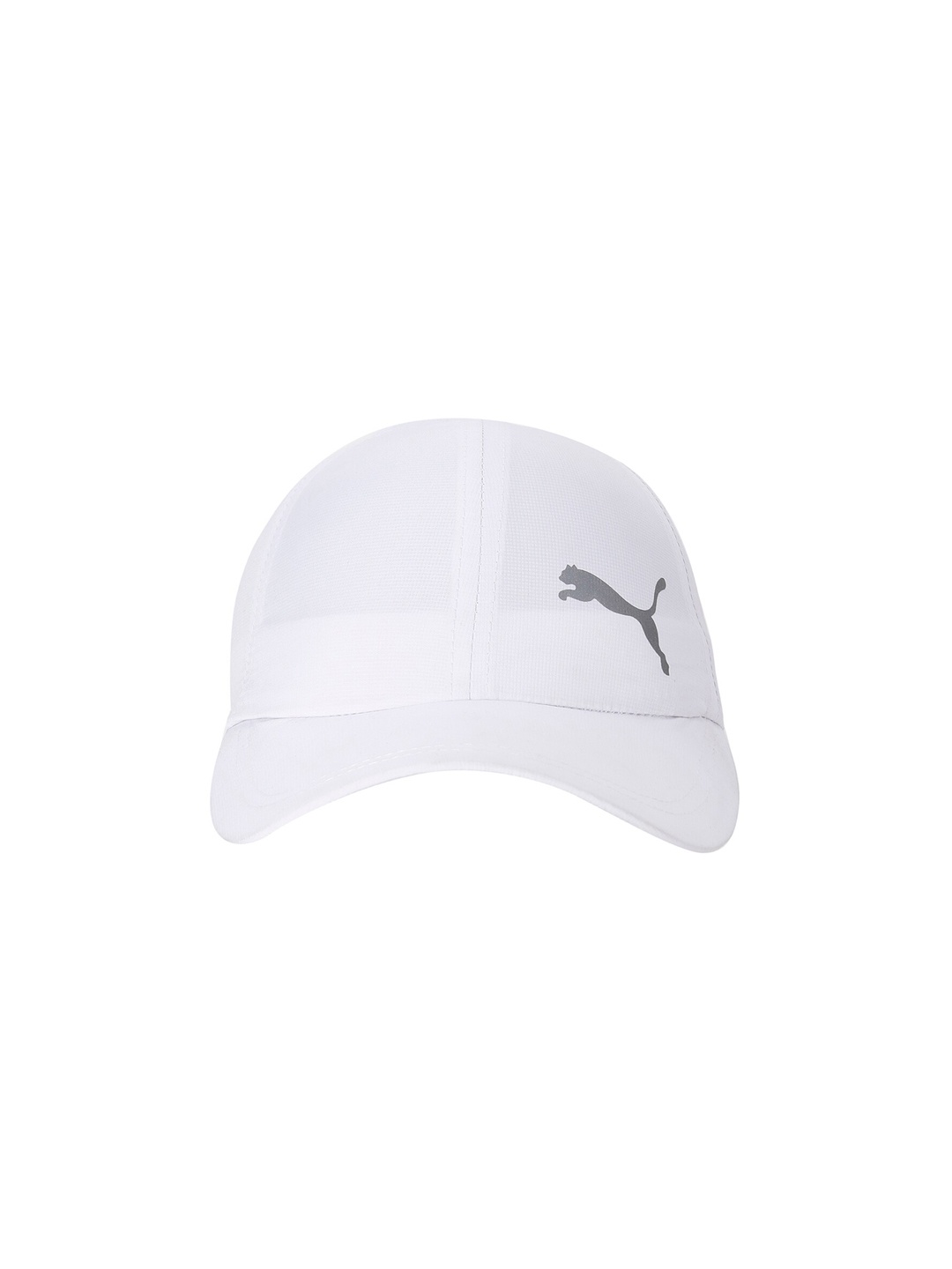 

Puma Unisex White & Grey Essential Running Cap