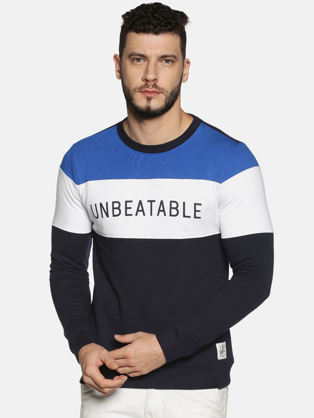 Steenbok Men Multicoloured Printed Sweatshirt, Multi