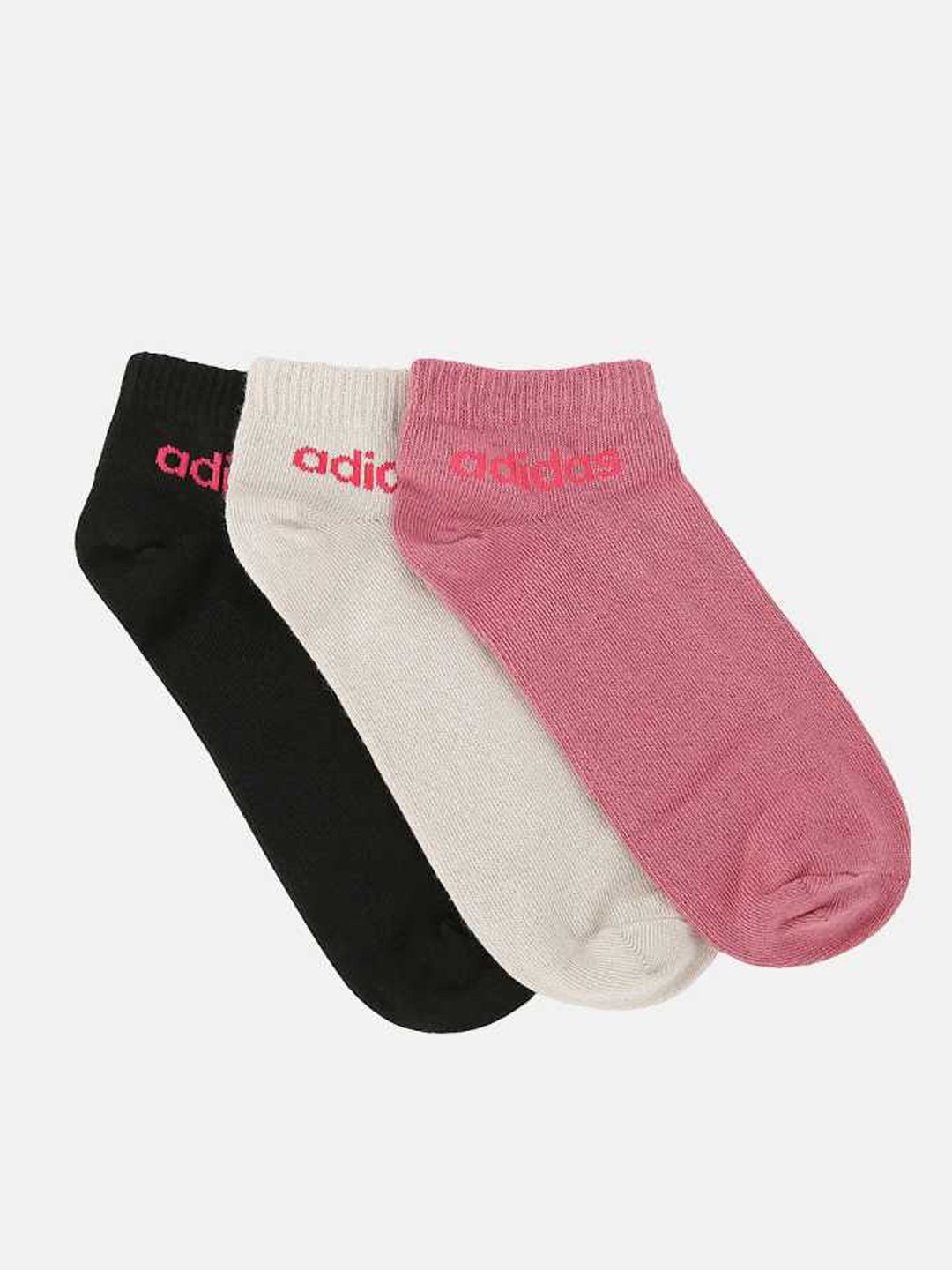 

ADIDAS Men Pack Of 3 Assorted Ankle-Length Socks