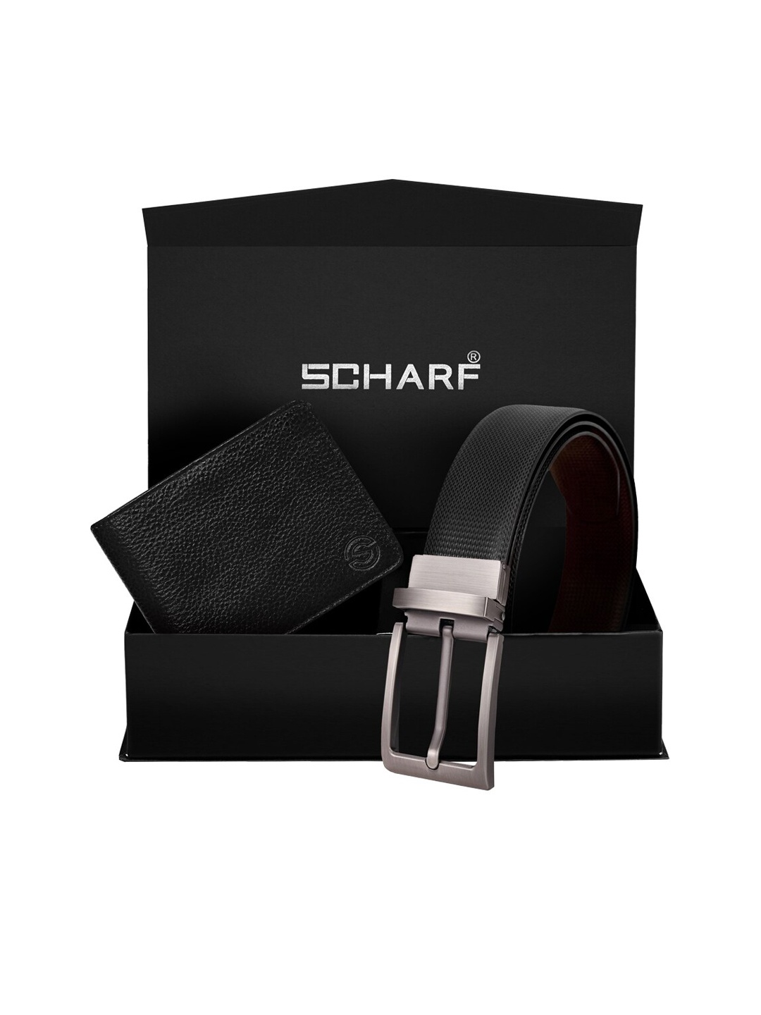 

SCHARF Men Black & Brown Leather Accessory Gift Set