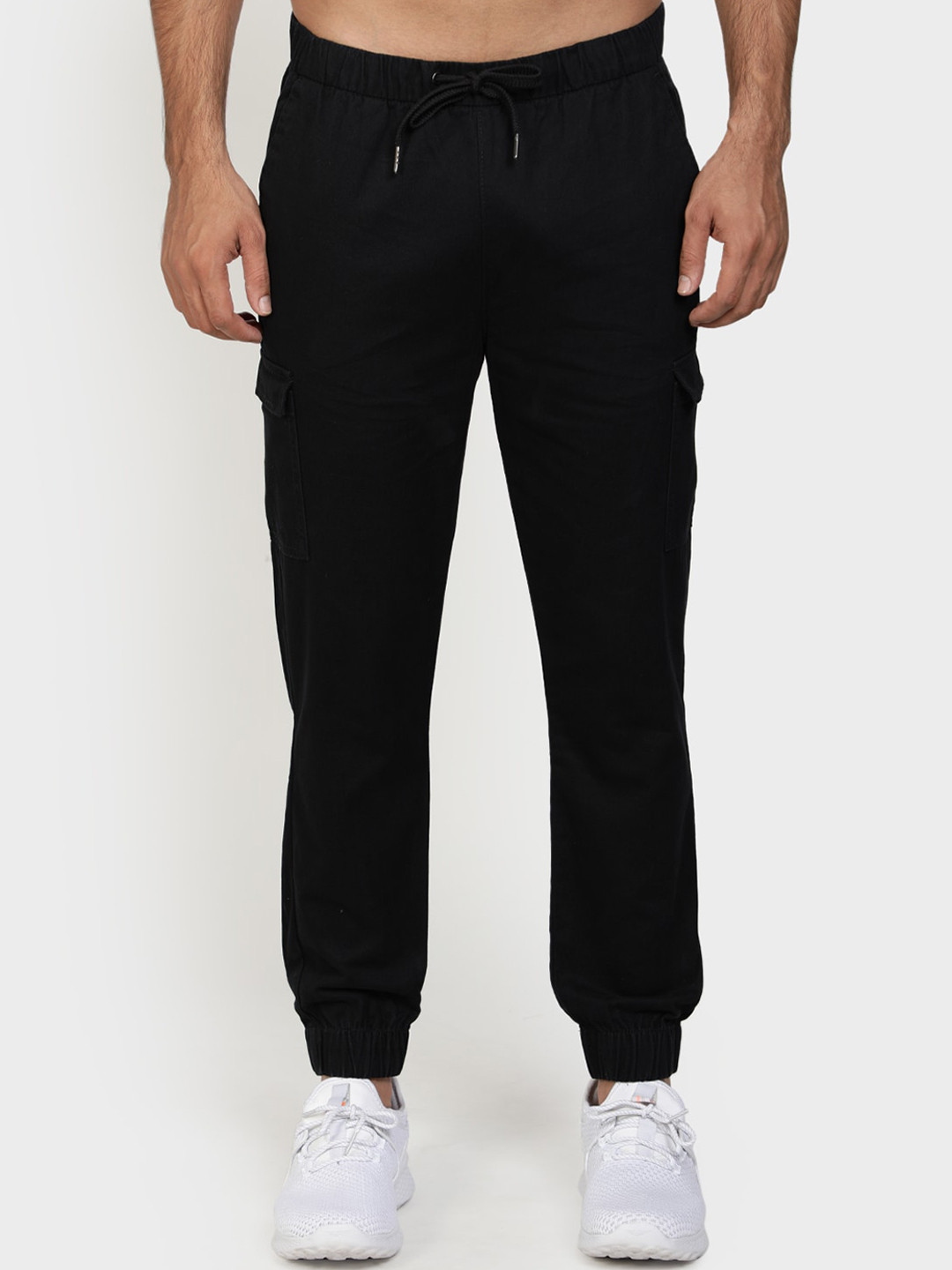 

Red Tape Men Black Regular Fit Solid Joggers