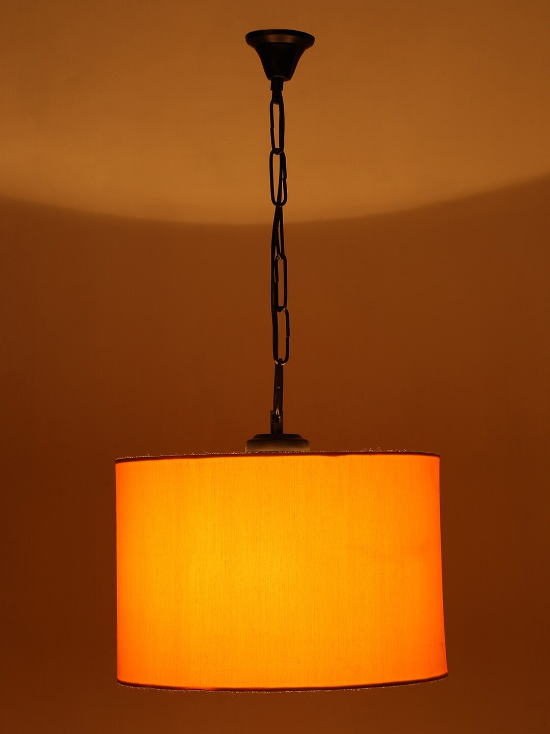 

Devansh Yellow Solid Circular Pendant Lamp
