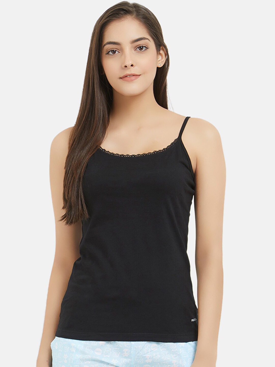 

Fruit of the loom Women Black Solid Camisole