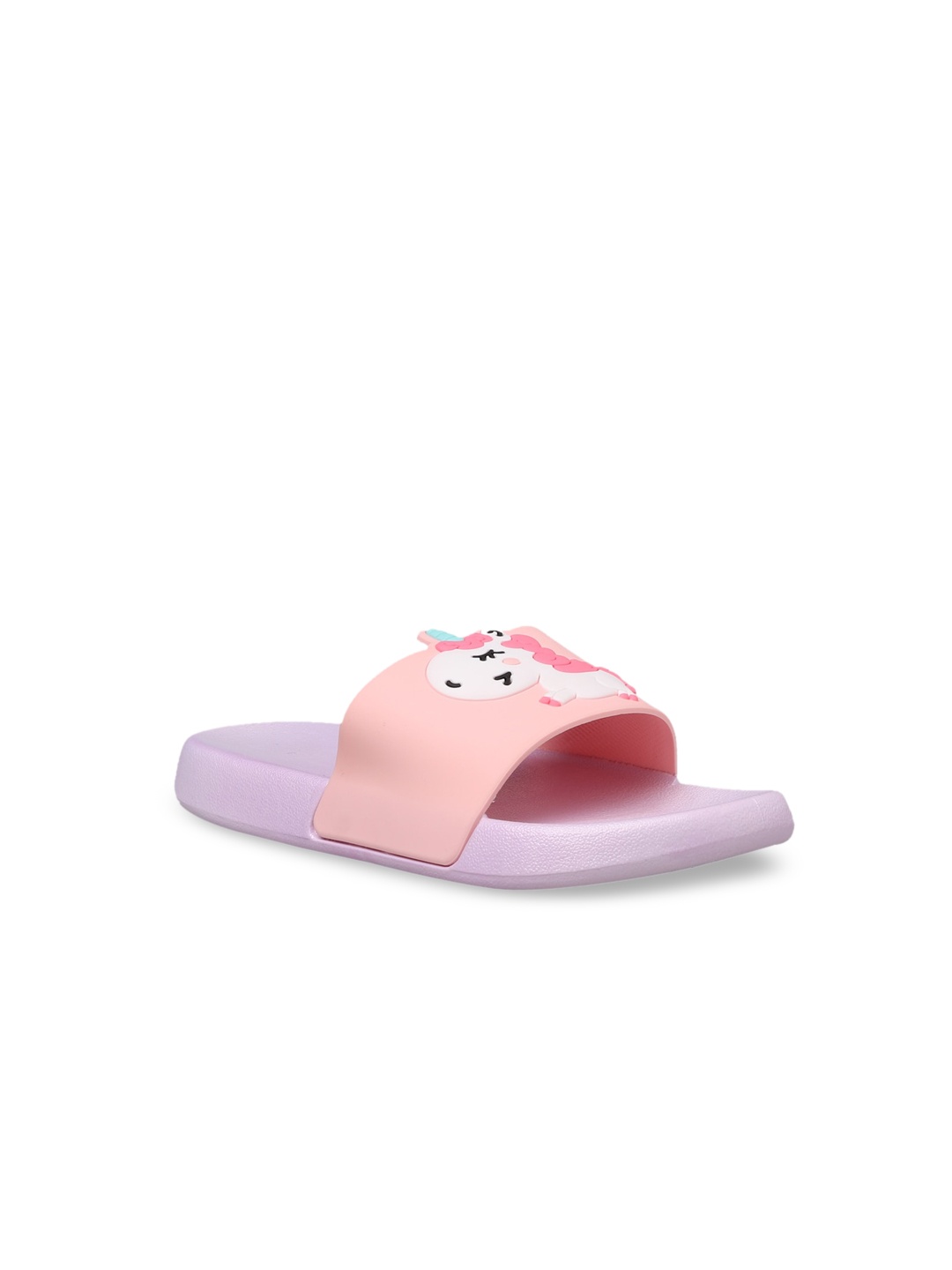 

Yellow Bee Girls Purple & Pink Unicorn Embellished Sliders