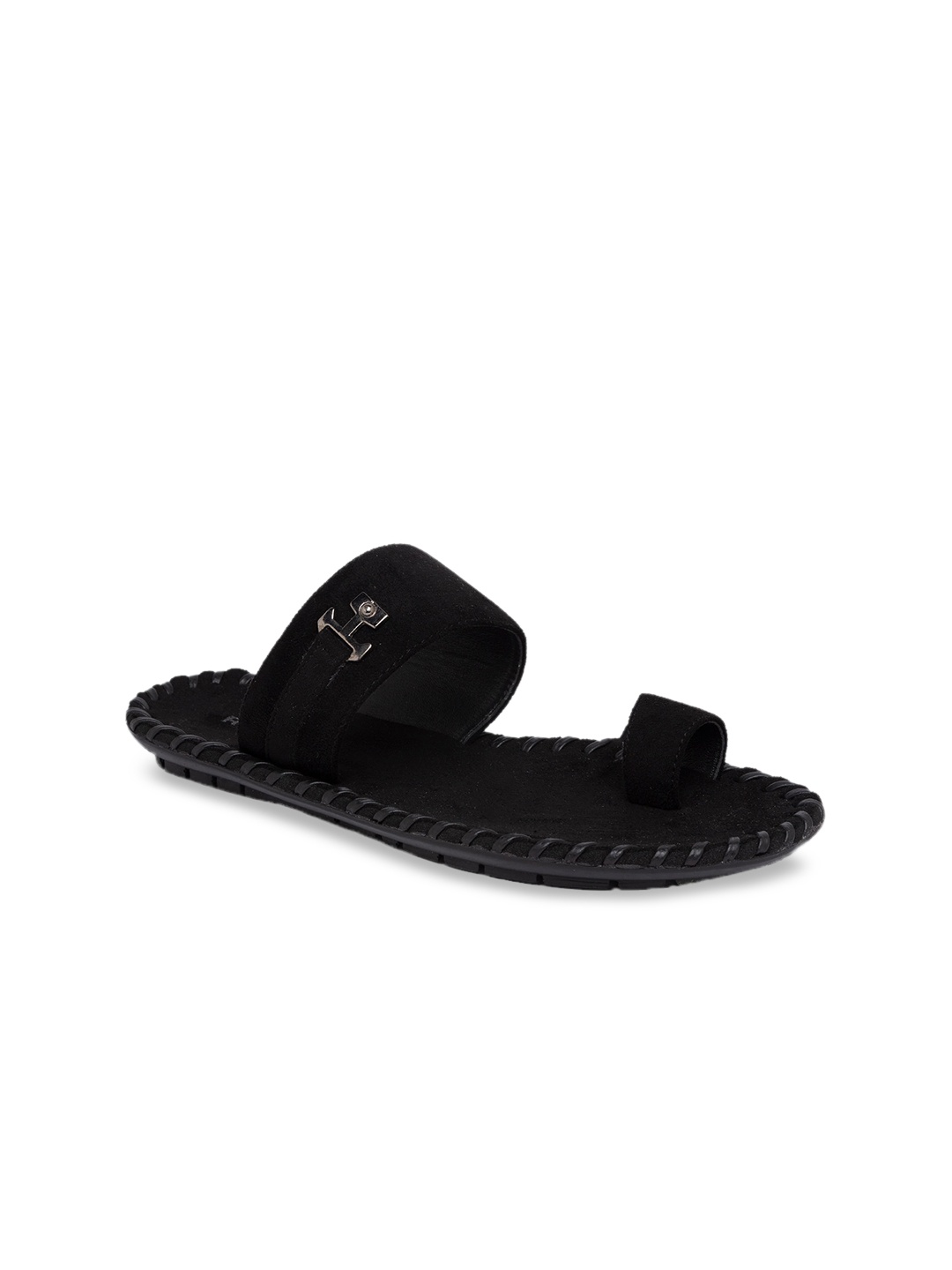 

Regal Men Black Suede Leather Sandals