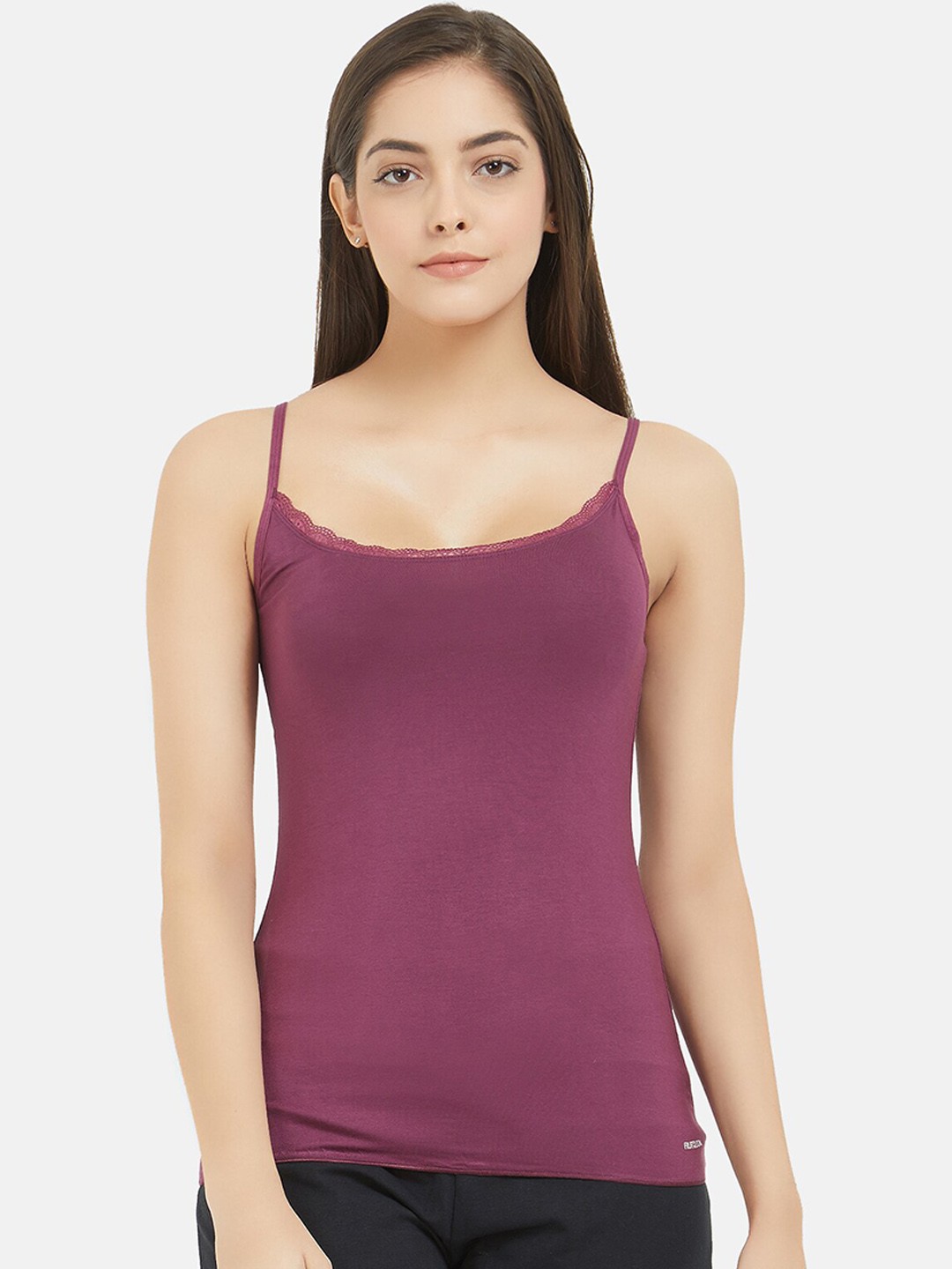 

Fruit of the loom Women Violet Solid Camisole FCAS04-A1S4