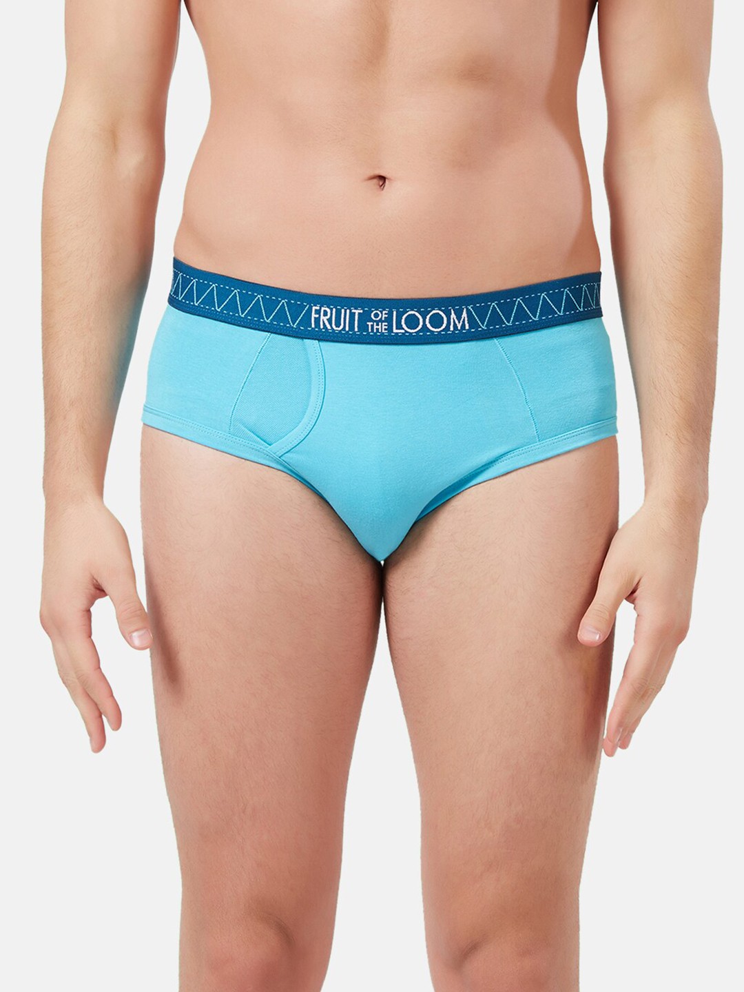 

Fruit of the loom Men Blue Solid Basic Briefs MHB12-A1S1