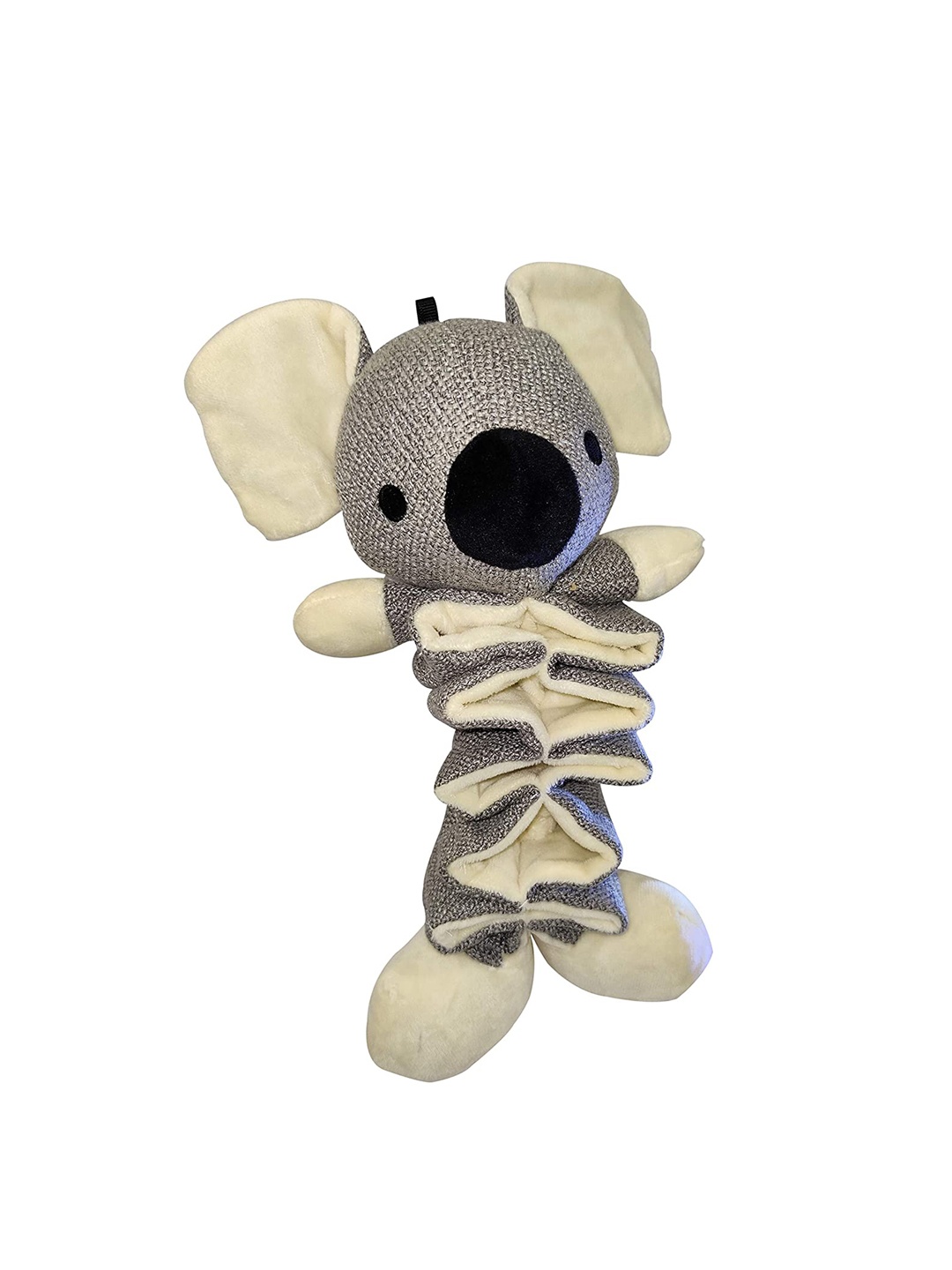 

PETS EMPIRE Grey & Beige Soft Plush Squeaky Puppy Toy