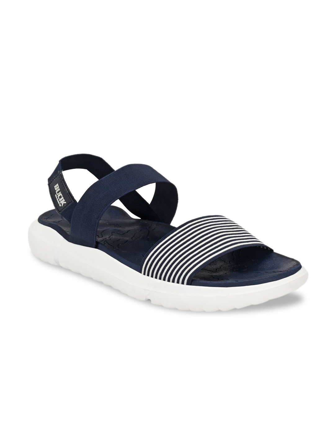 

BUCIK Men Blue Air Mesh Comfort Sandals